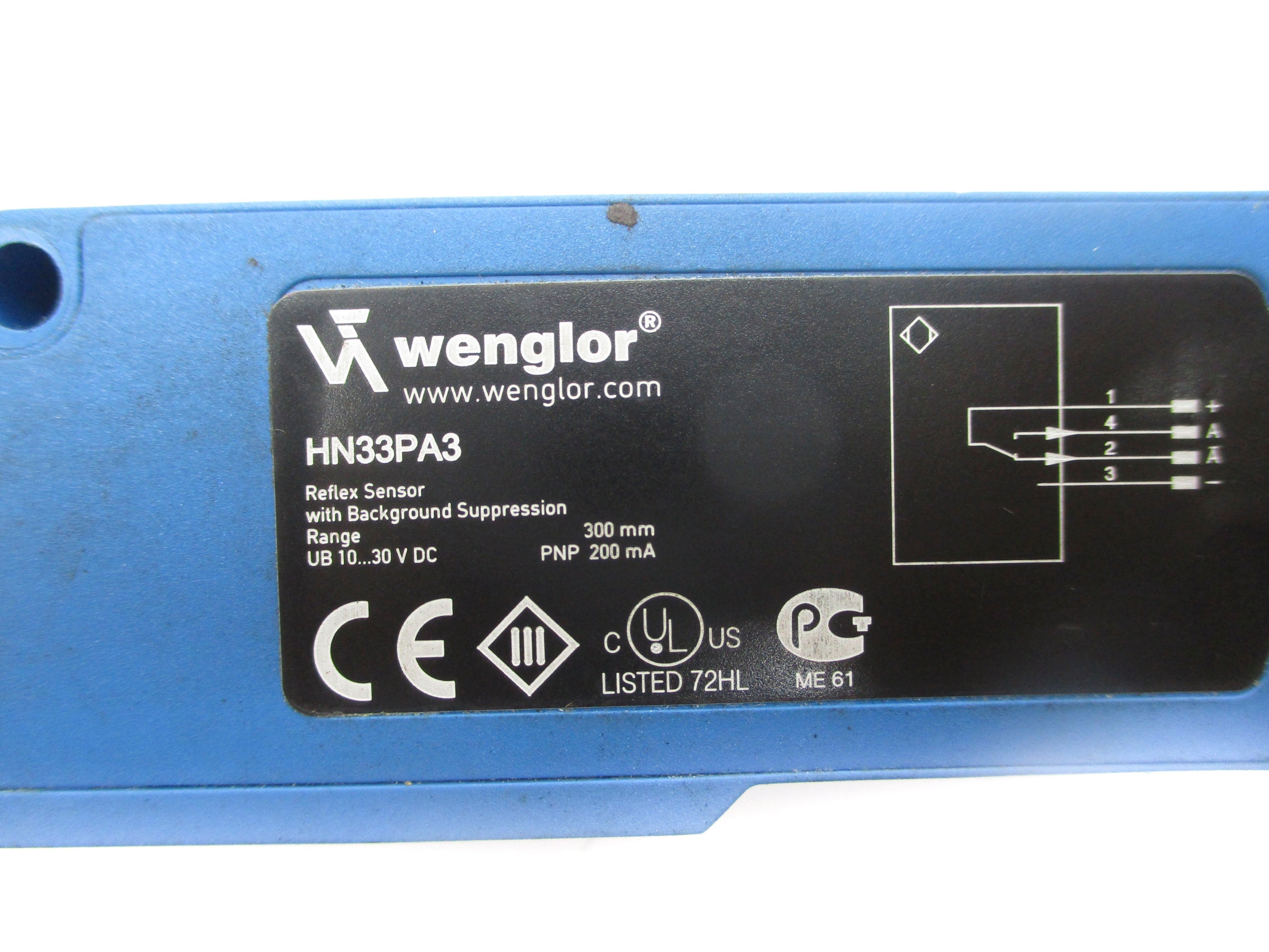 WENGLOR HN33PA3 10-30VDC UNMP
