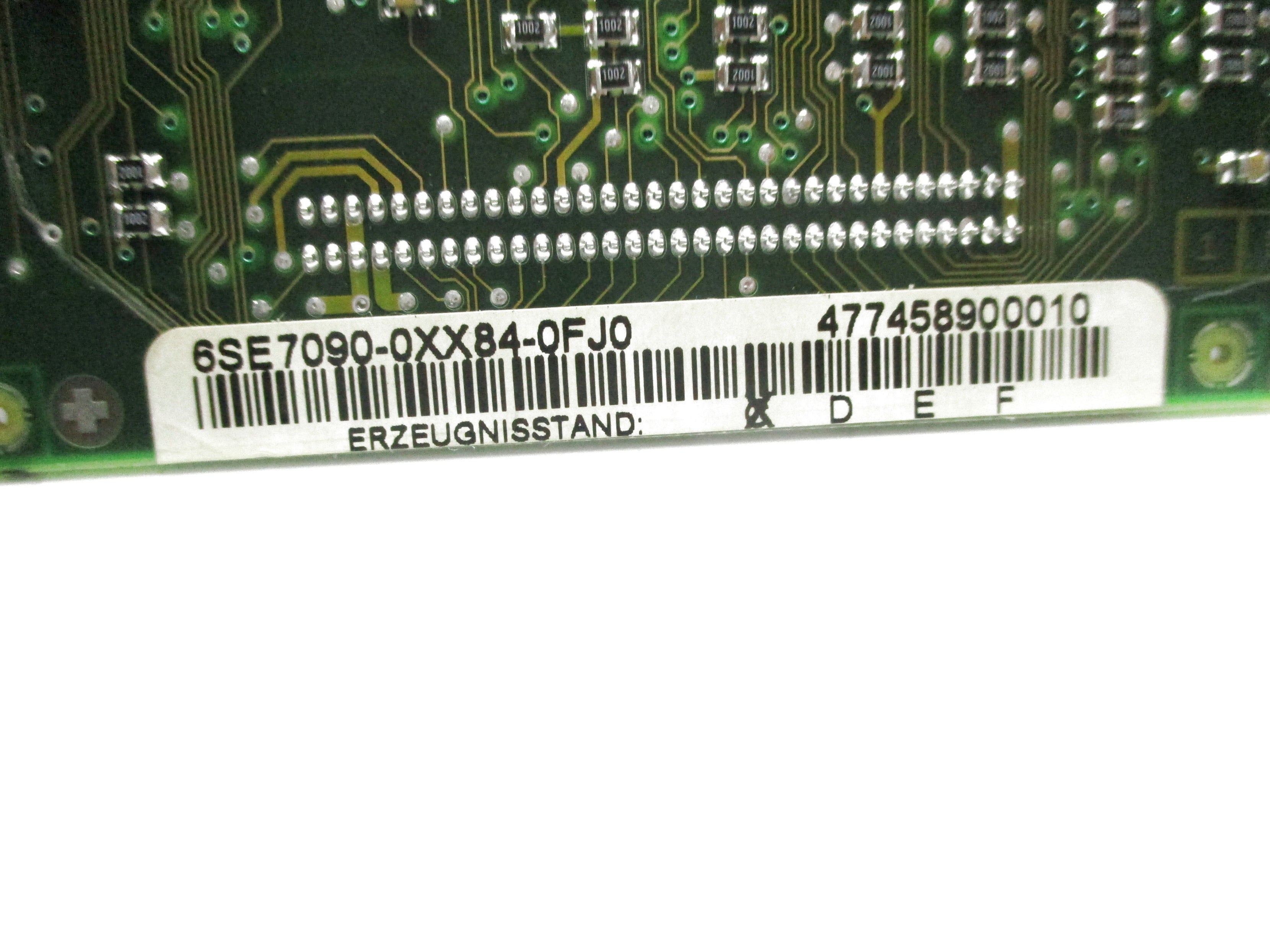 SIEMENS 6SE7090-0XX84-0FJ0 NSNP