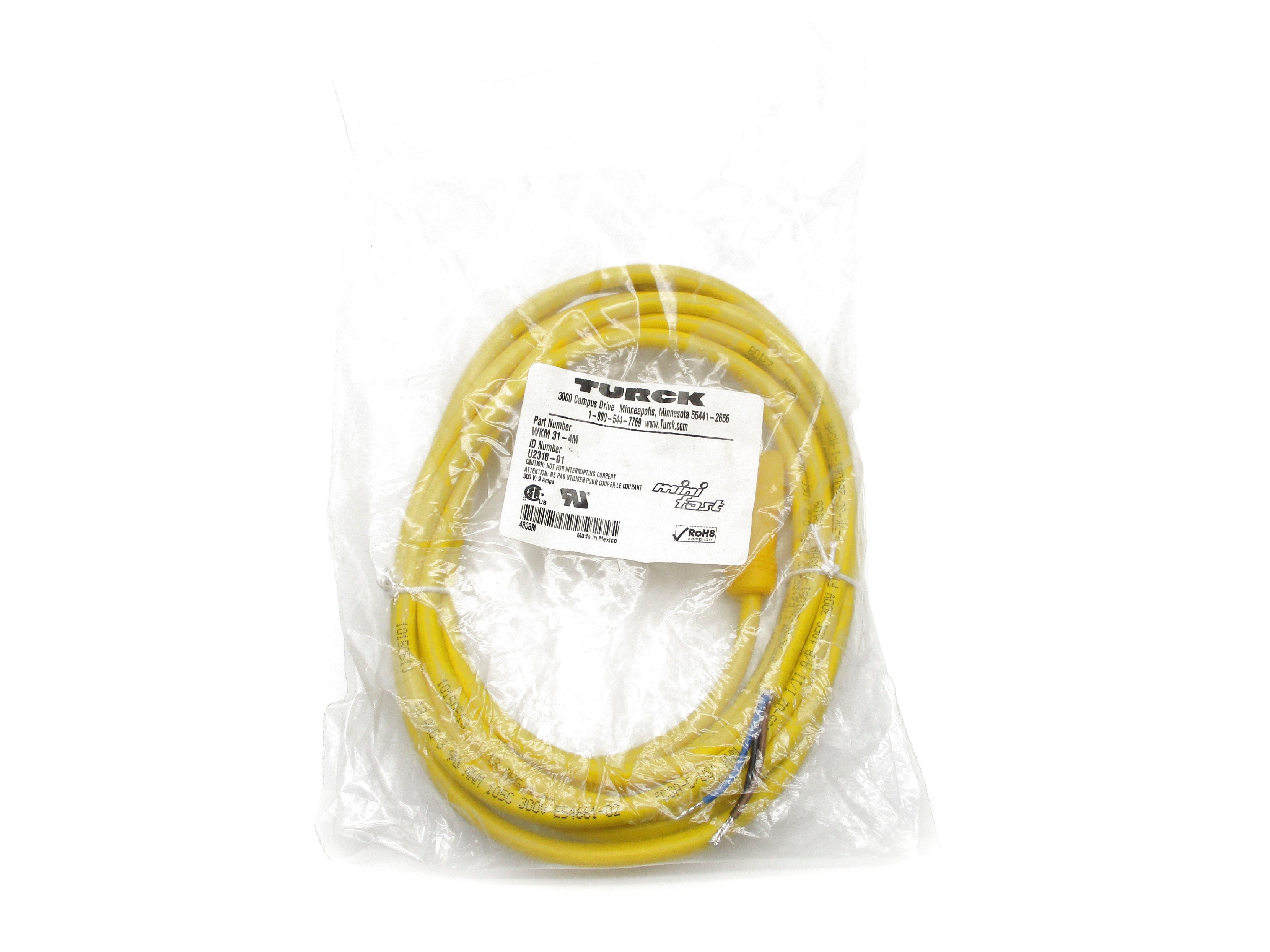 TURCK WKM31-4M U2318-01 NSMP