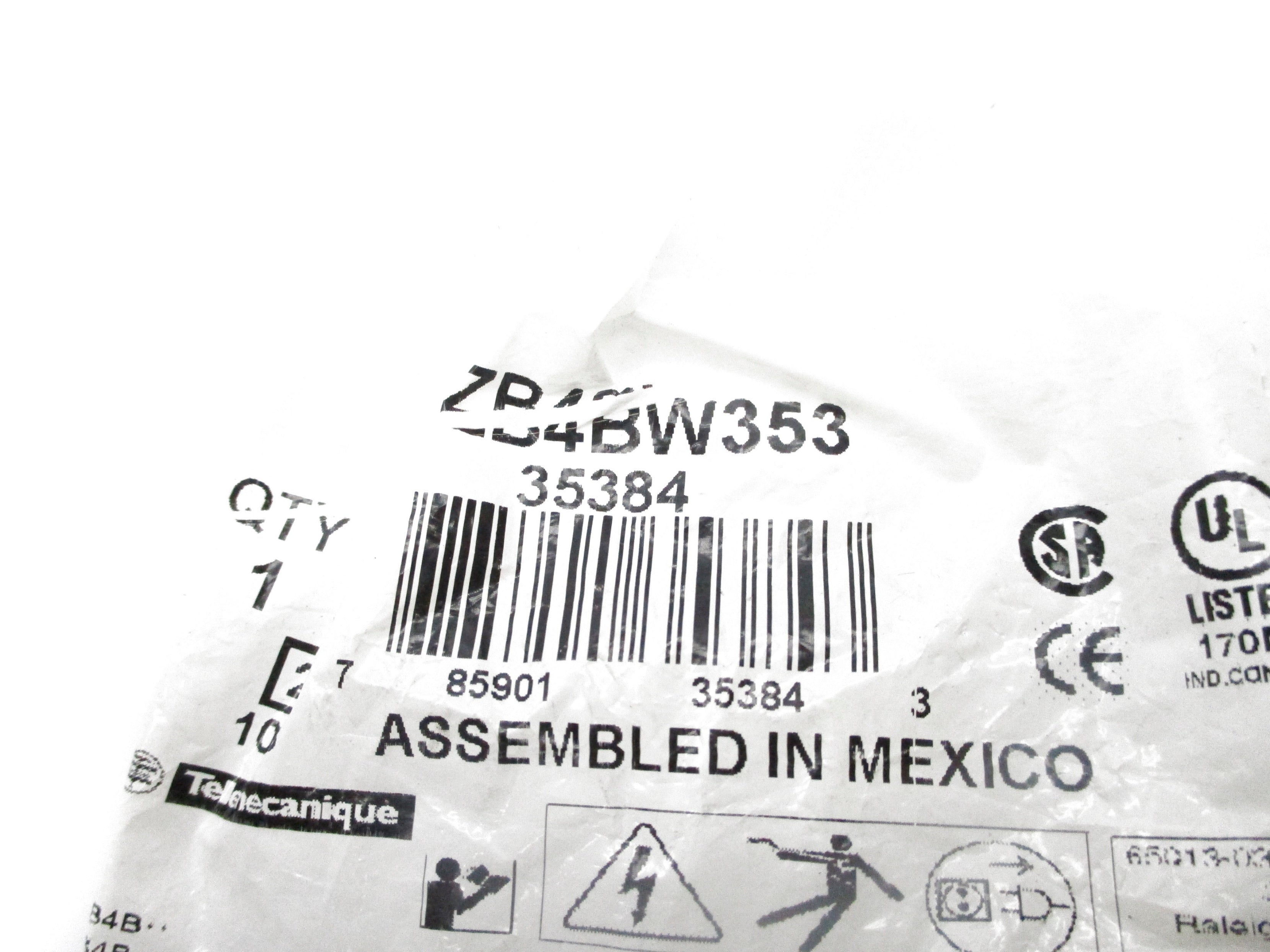SCHNEIDER ELECTRIC ZB4BW353 NEW IN SCHNEIDER PACKAGE NSMP