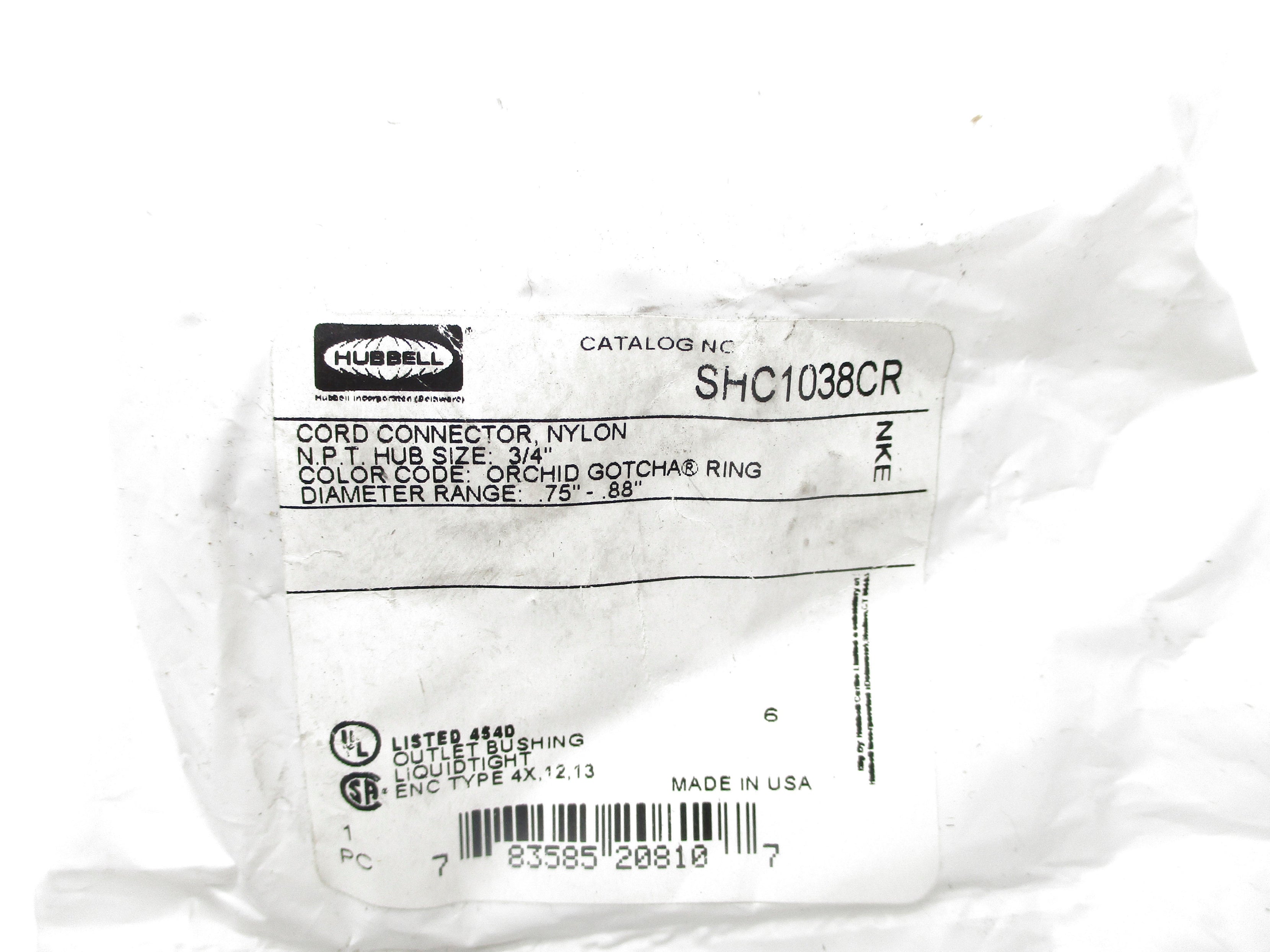 HUBBELL SHC1038CR NSMP