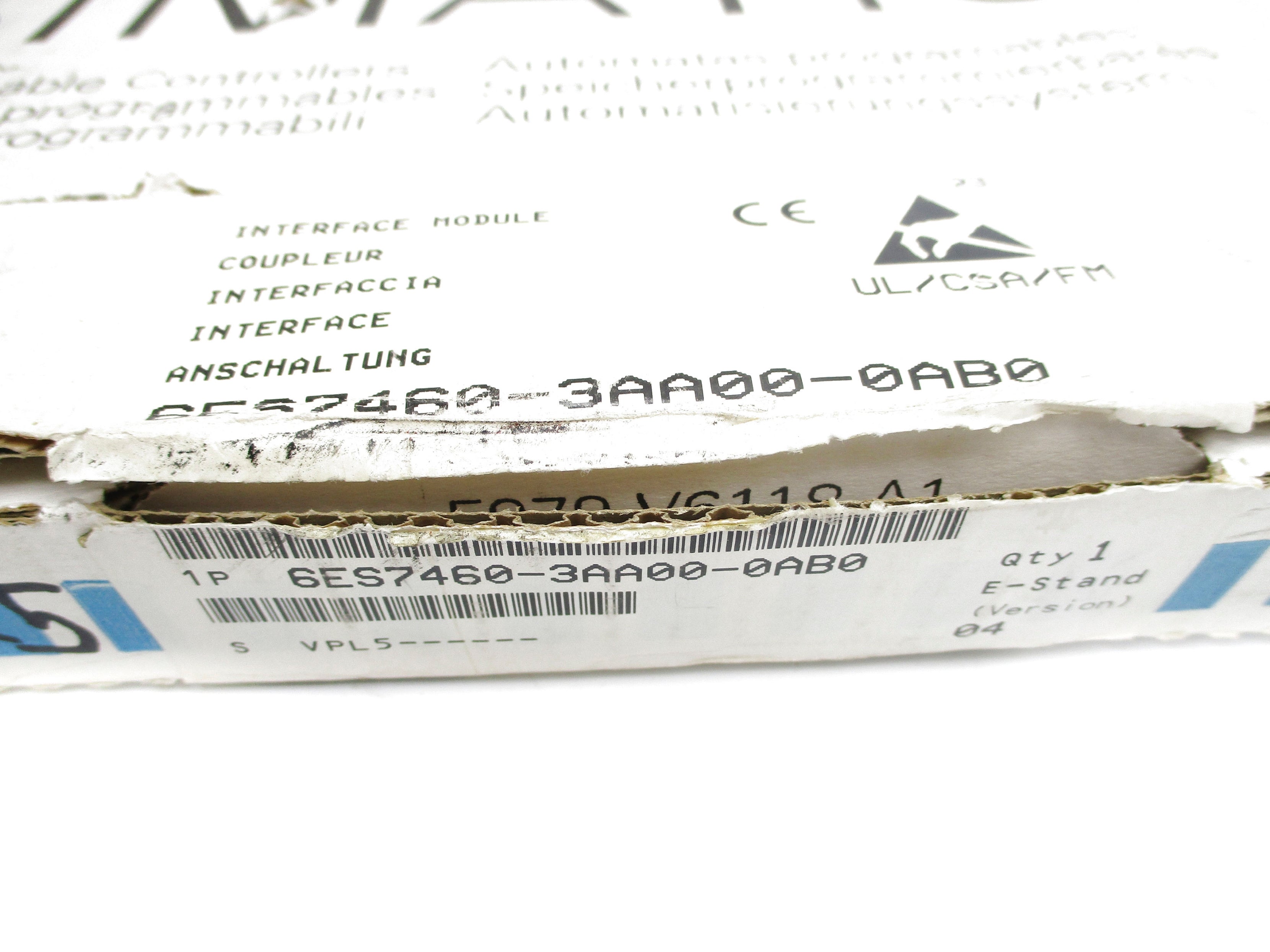 SIEMENS 6ES7460-3AA00-0AB0 NSMP