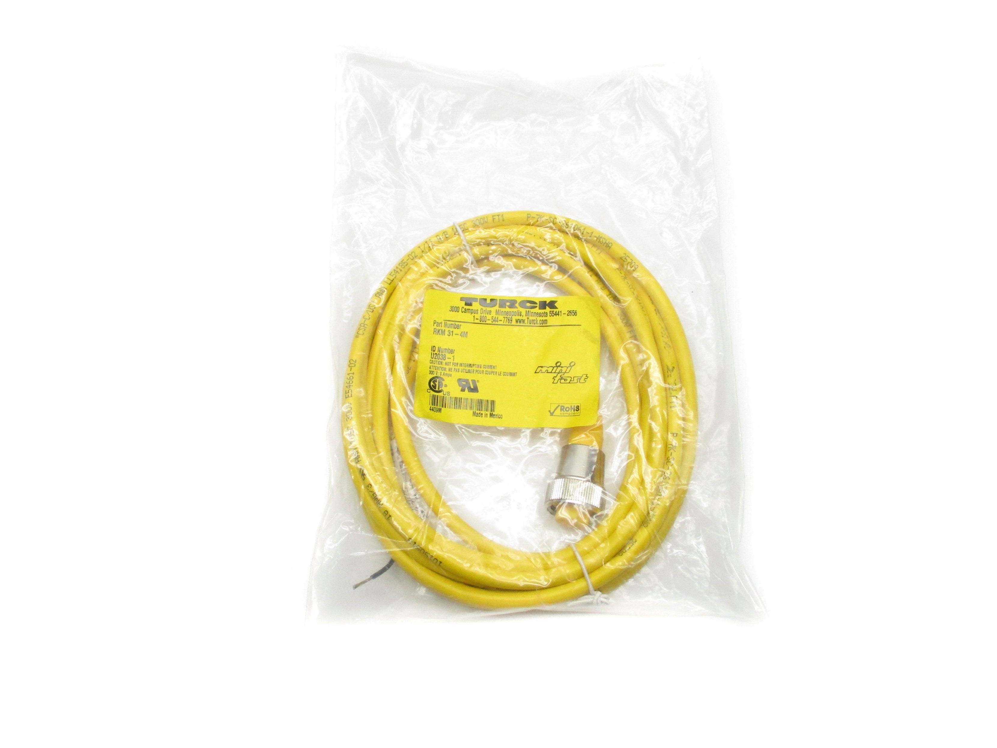 TURCK RKM31-4M U2038-1 NSMP