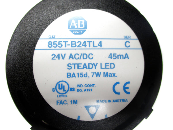 ALLEN BRADLEY 855T-B24TL4 SER. C 24VAC/DC NSNP