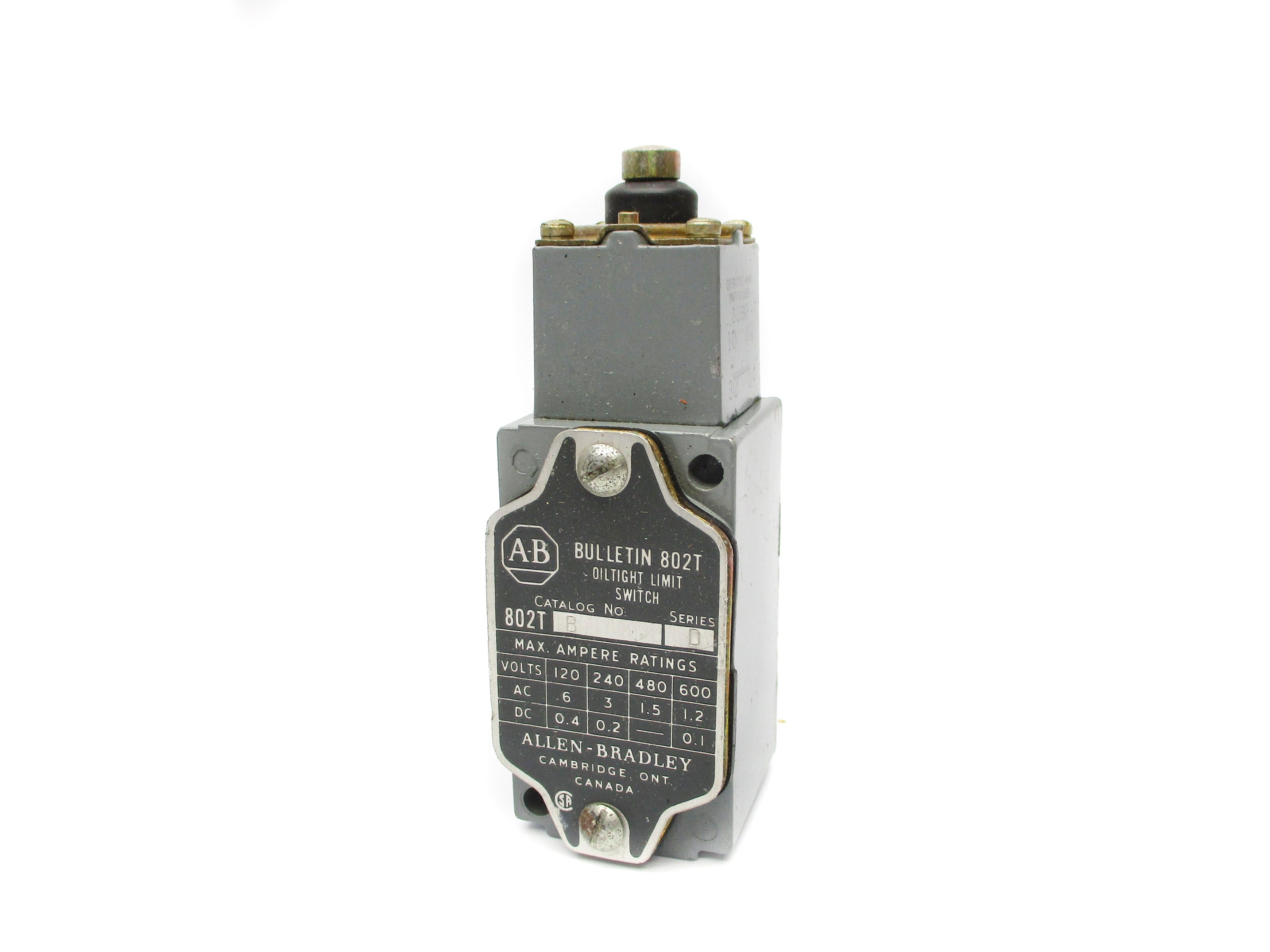 INDUSTRIAL SPARE PART 802T-B SER. D 120-600VAC 60A NSNP