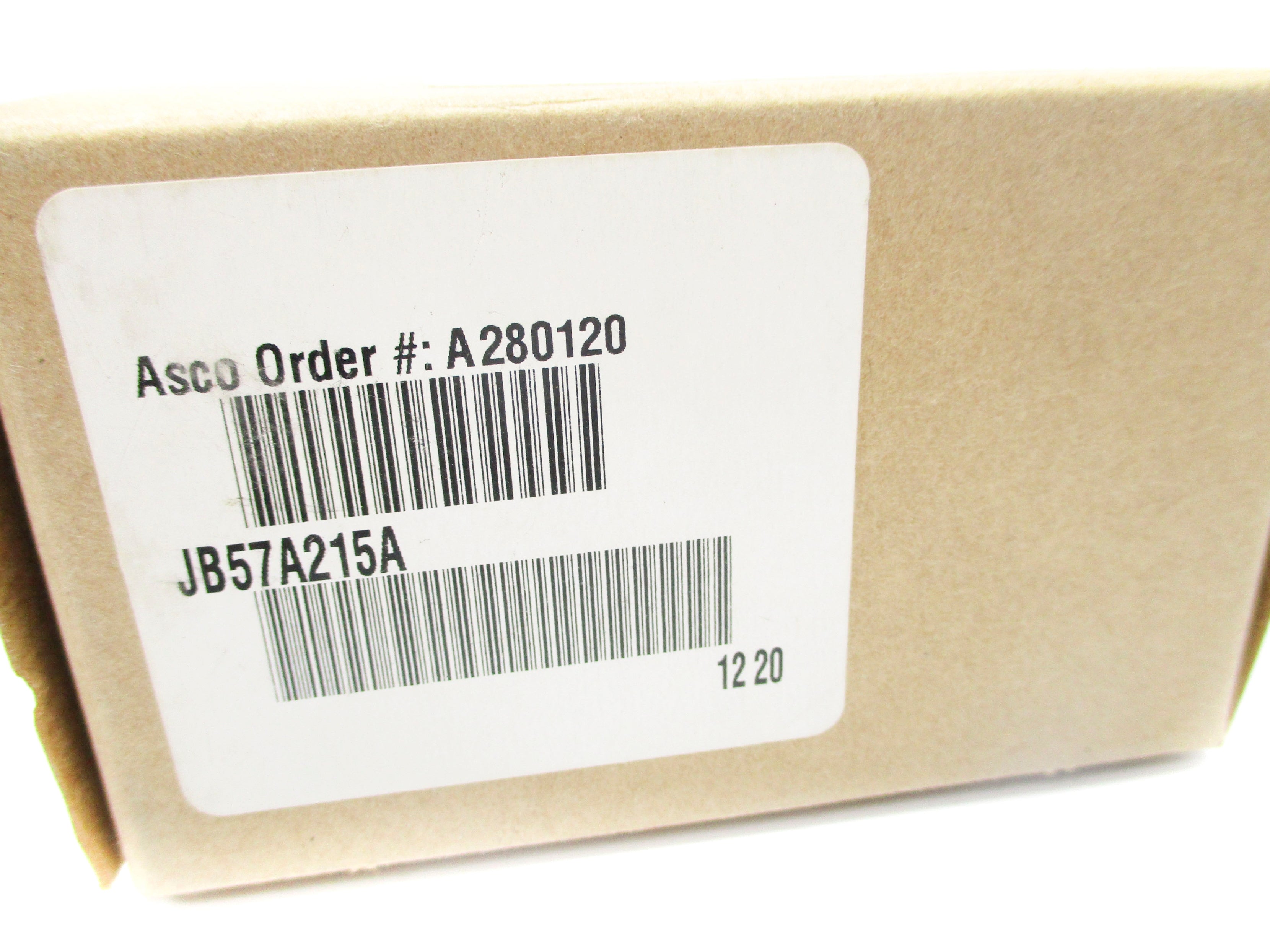 ASCO JB57A215A 125/250VAC 5A 10.5-12.5PSI NSMP