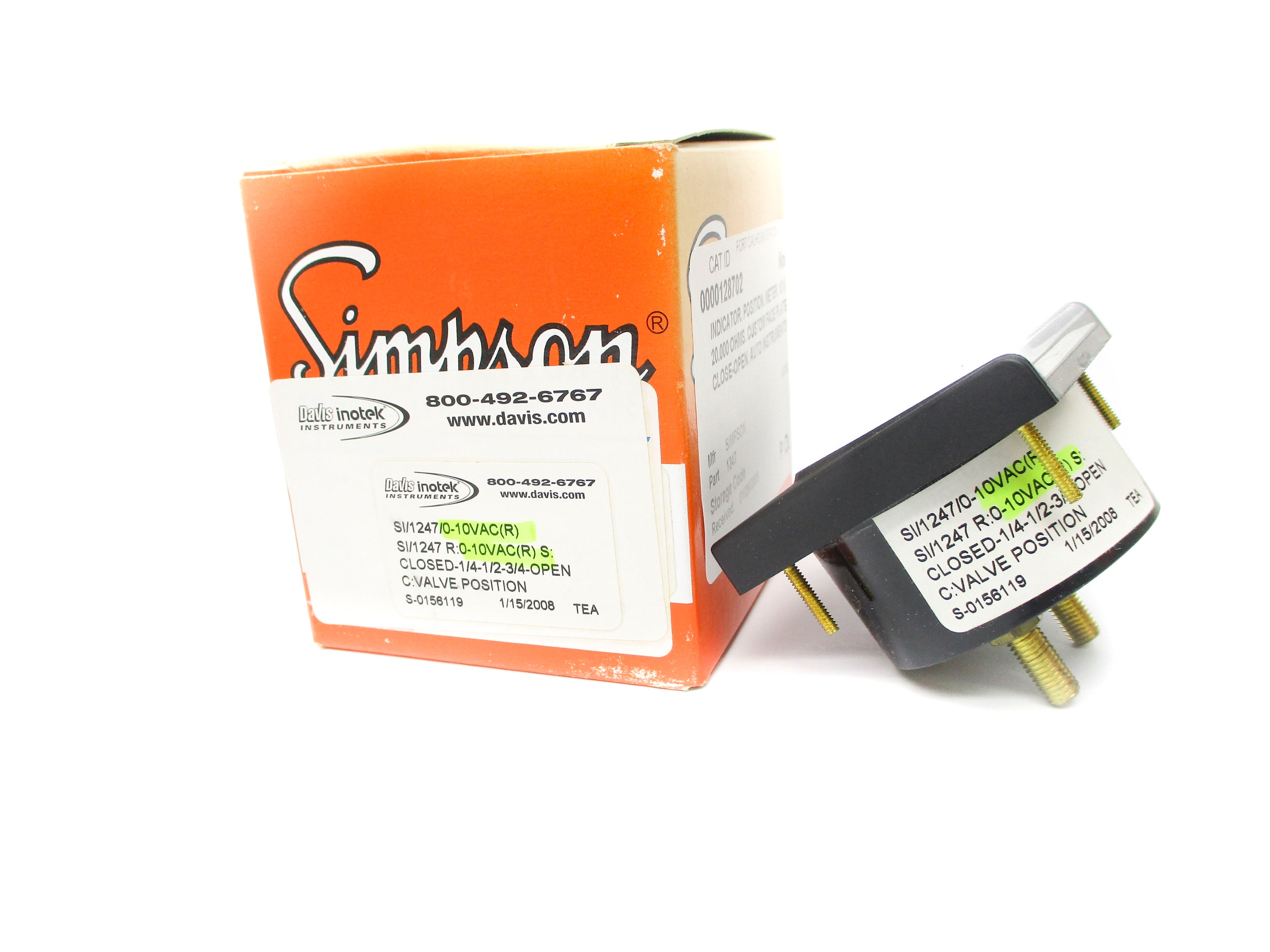SIMPSON SI/1247/0-10VAC� NSMP