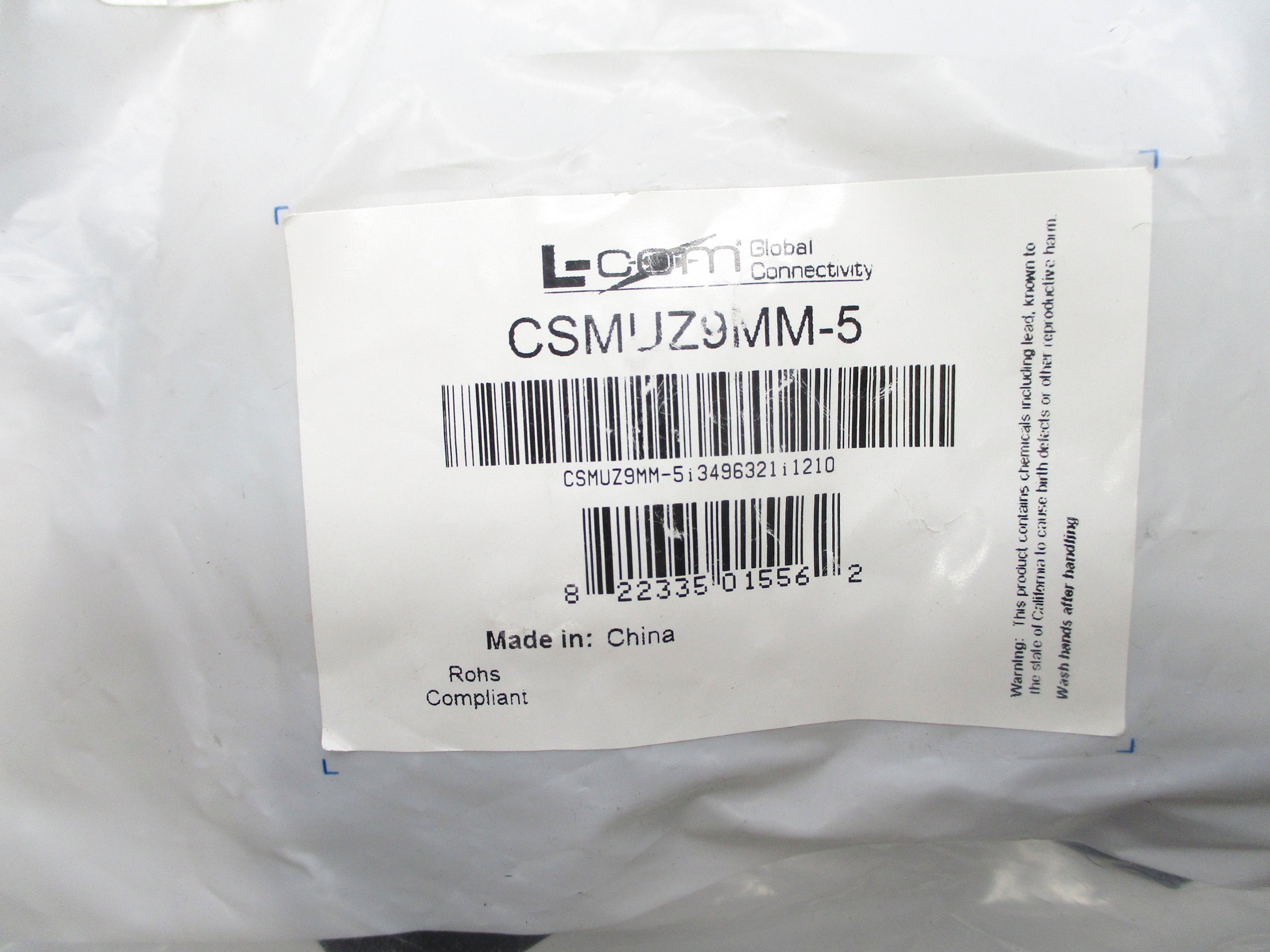 L-COM CSMUZ9MM-5 NSMP