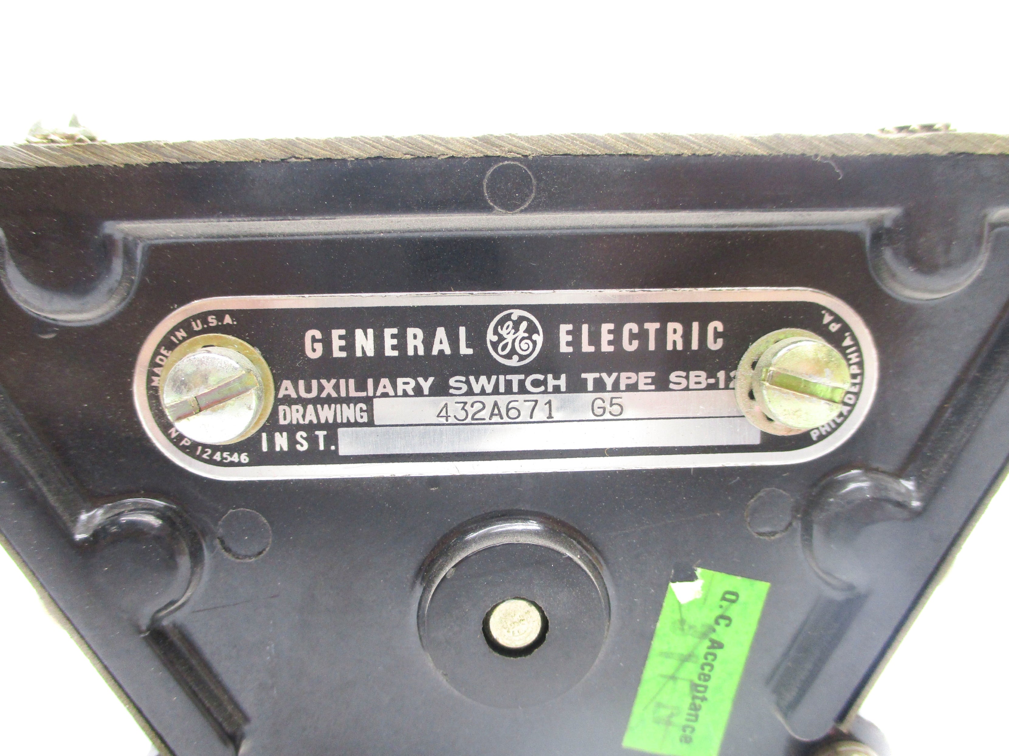 GENERAL ELECTRIC 432A671G5 UNMP
