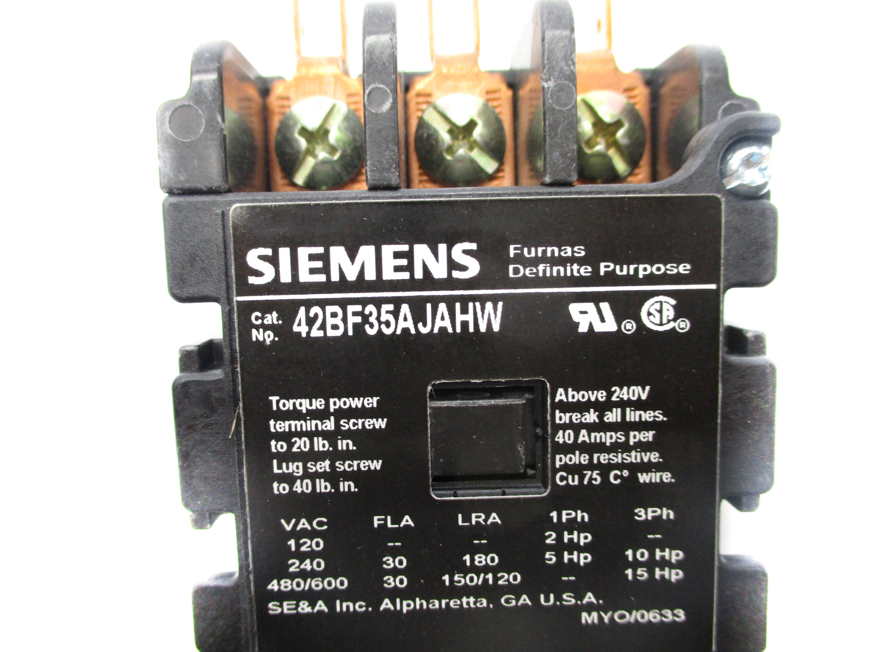 SIEMENS 42BF35AJAHW 24V 30A NSNP