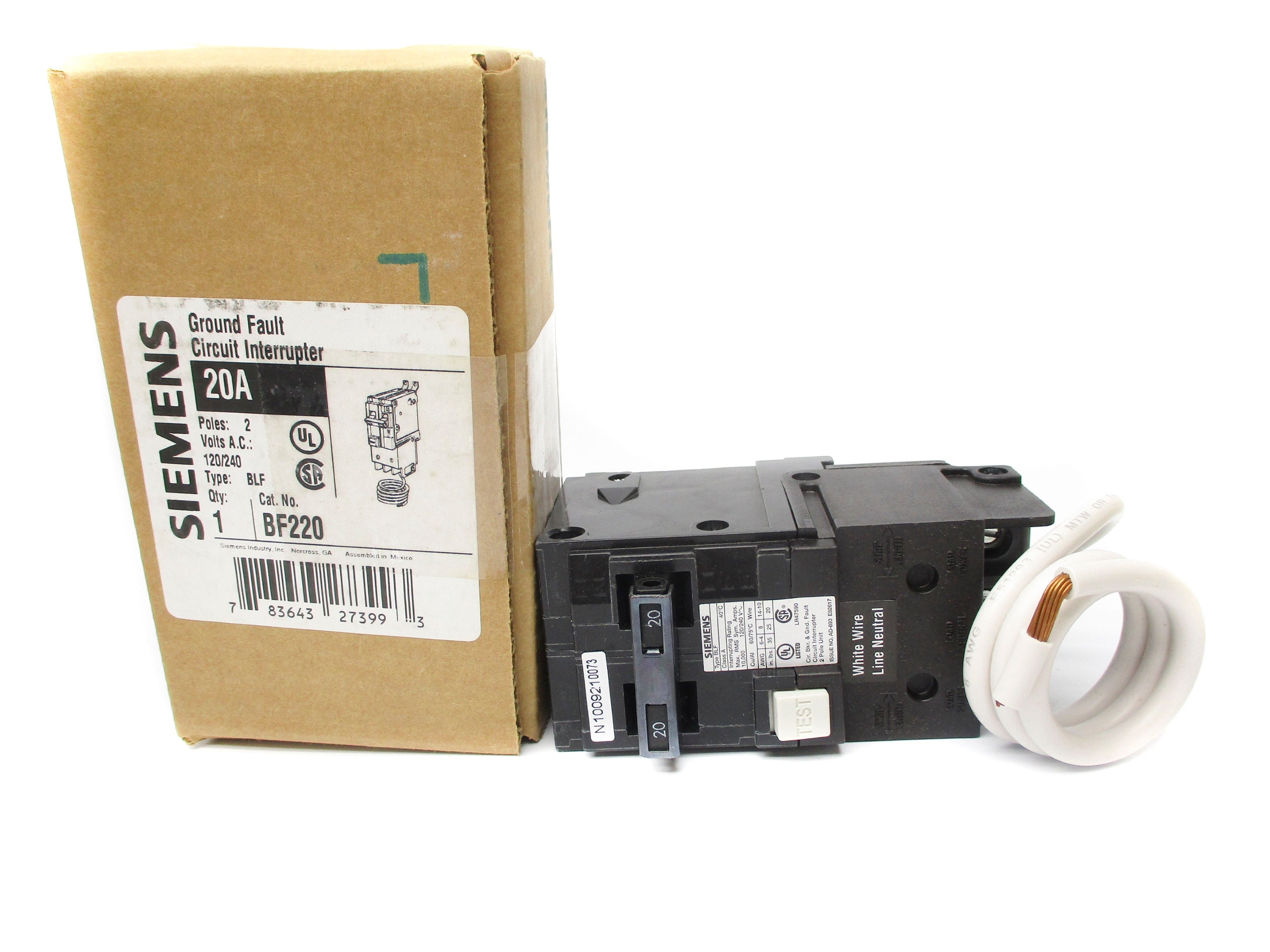 SIEMENS BLF220 BF220 20A 120/240VAC NSMP