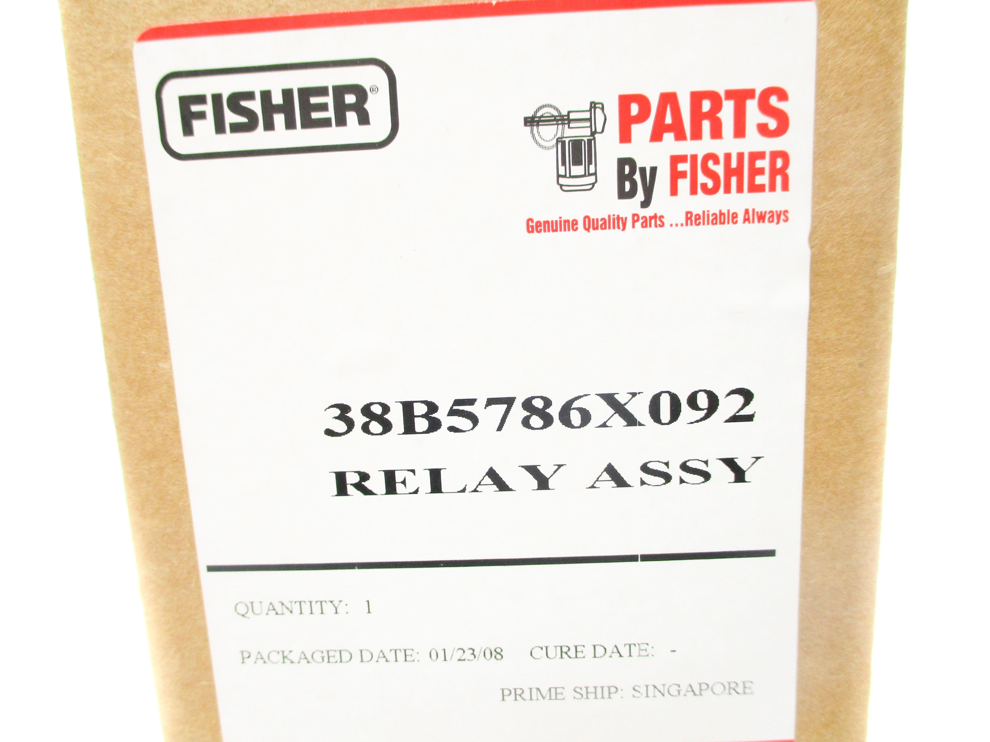 FISHER 38B5786X092 NSMP