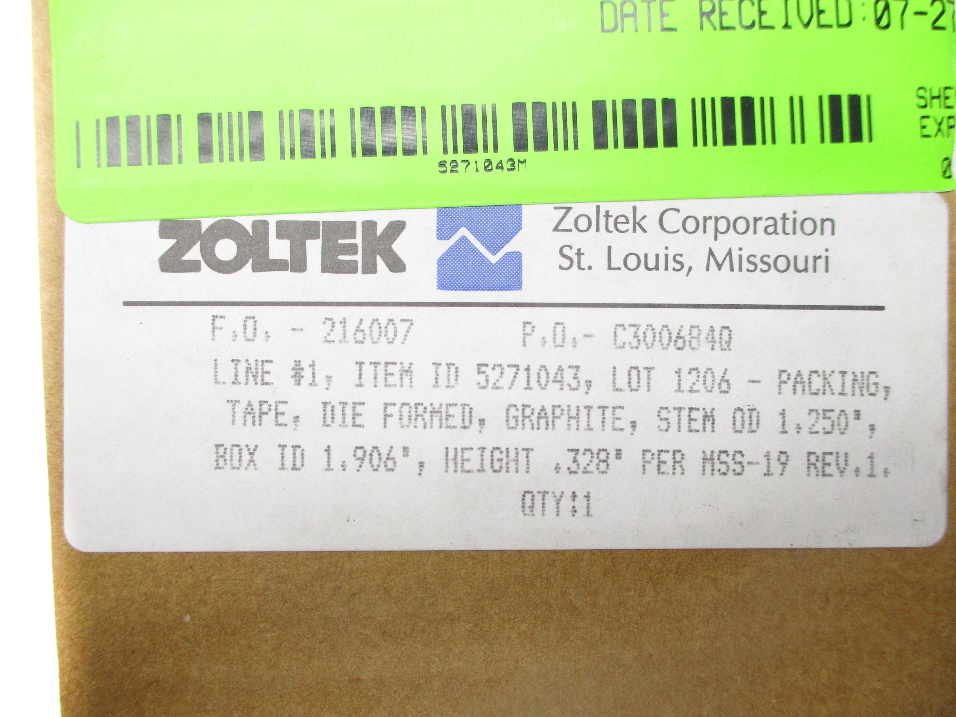 ZOLTEK 5271043 NSMP