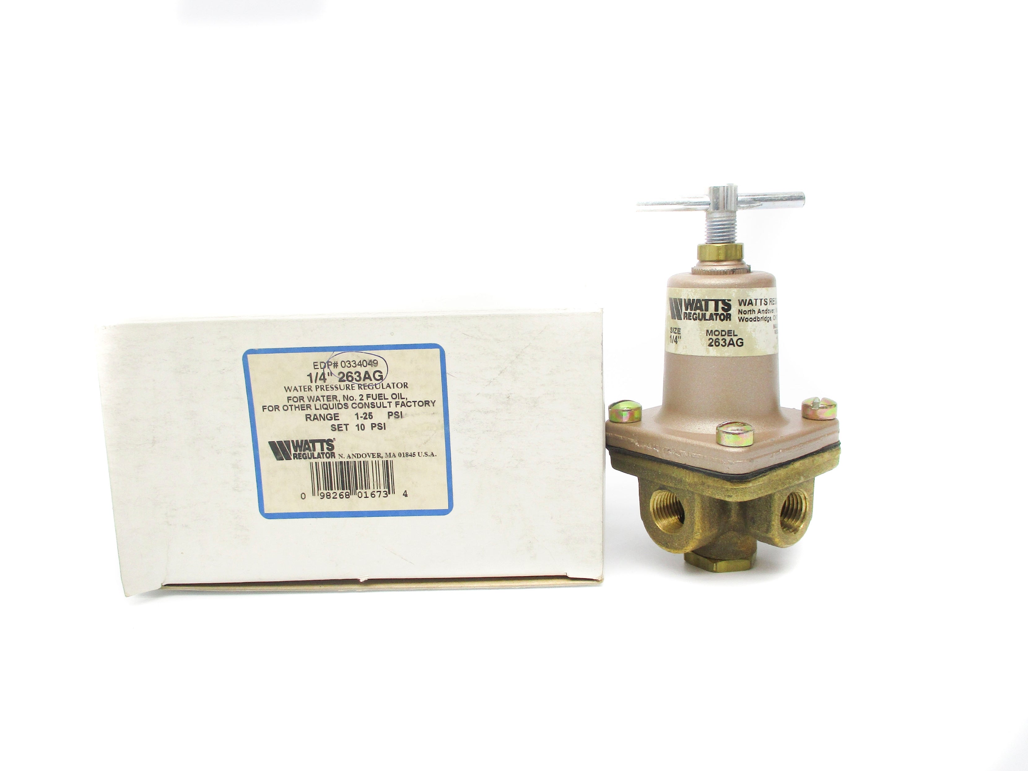 WATTS REGULATOR 263AG 1-25PSI NSMP