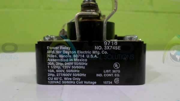 DAYTON 9718 POWER RELAY NSNP