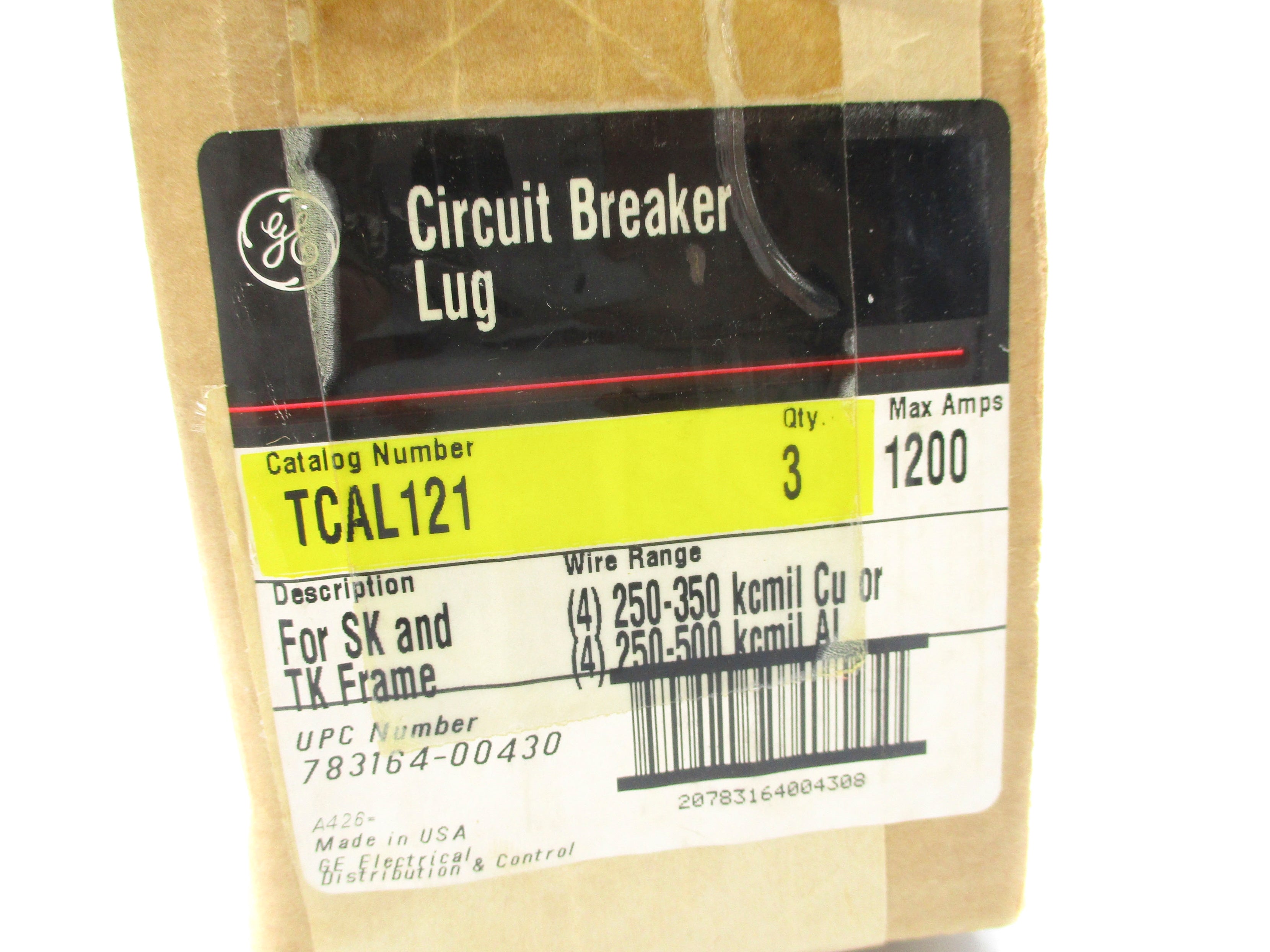 GENERAL ELECTRIC TCAL121 (PKG OF 3) NSMP