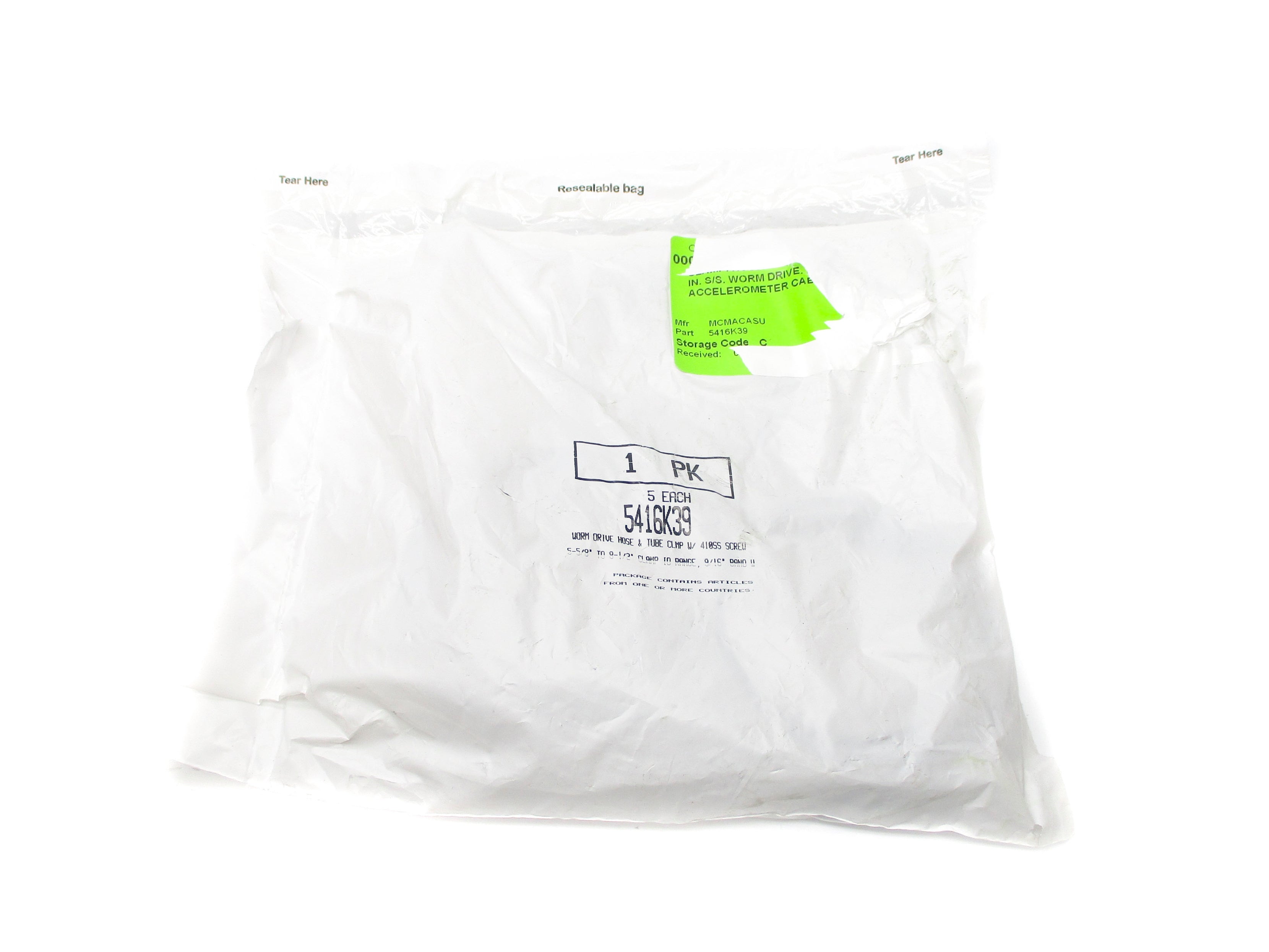 CLAMP 5416K39 (PKG OF 5) NSMP
