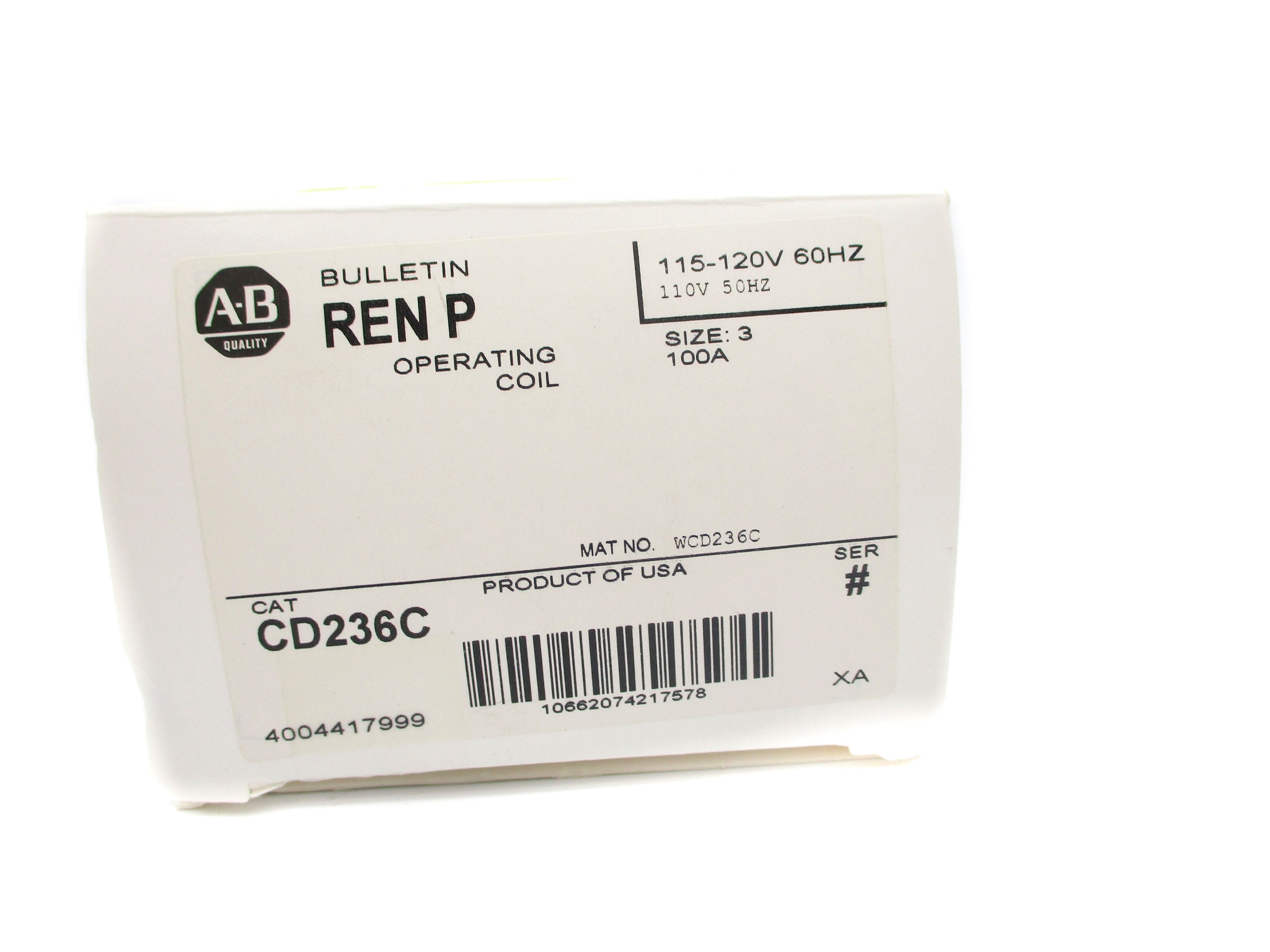 INDUSTRIAL SPARE PART CD236C (WH) NSMP
