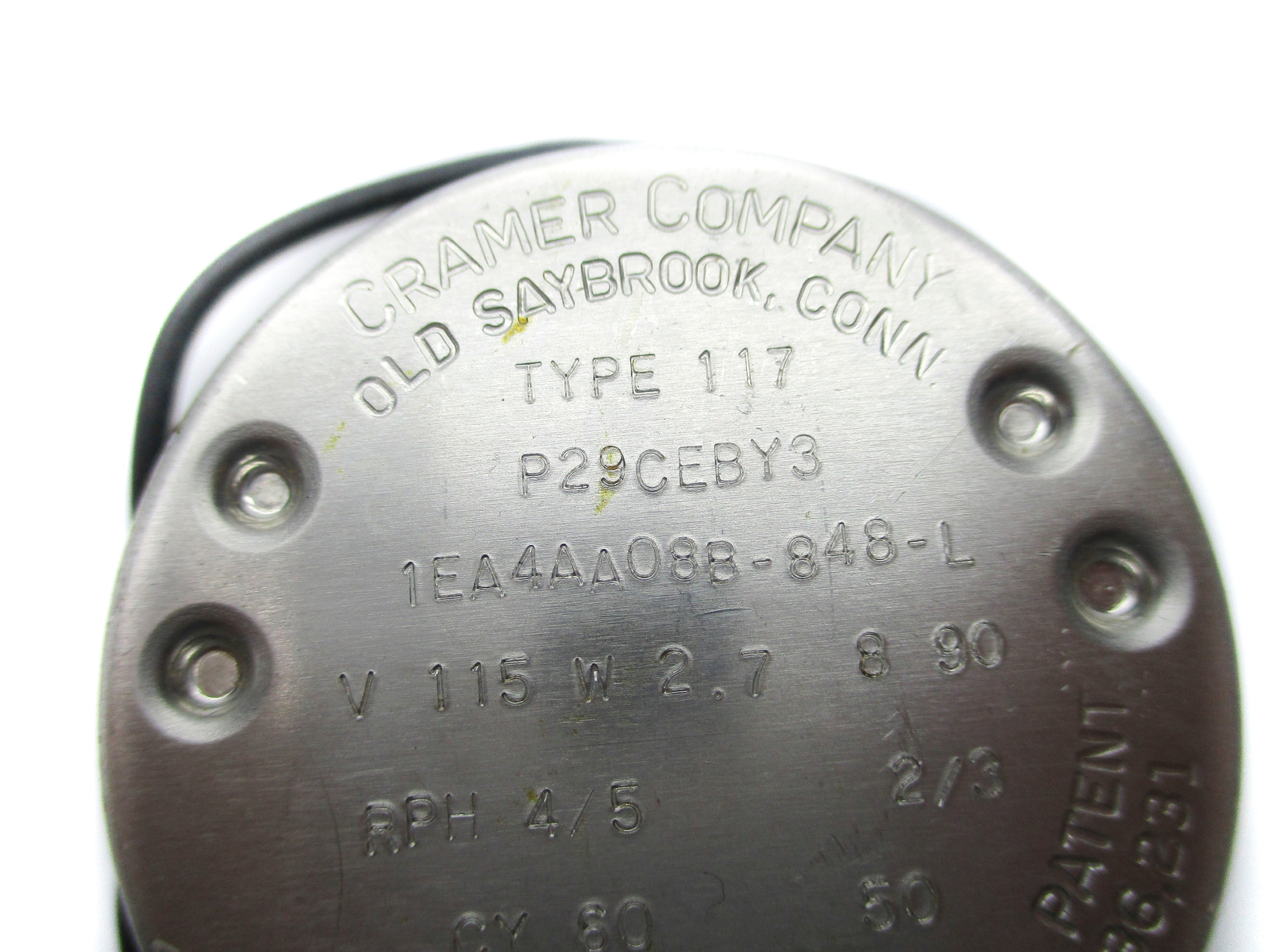 CRAMER COMPANY P29CEBY3 1EA44A08B-848-L NSNP