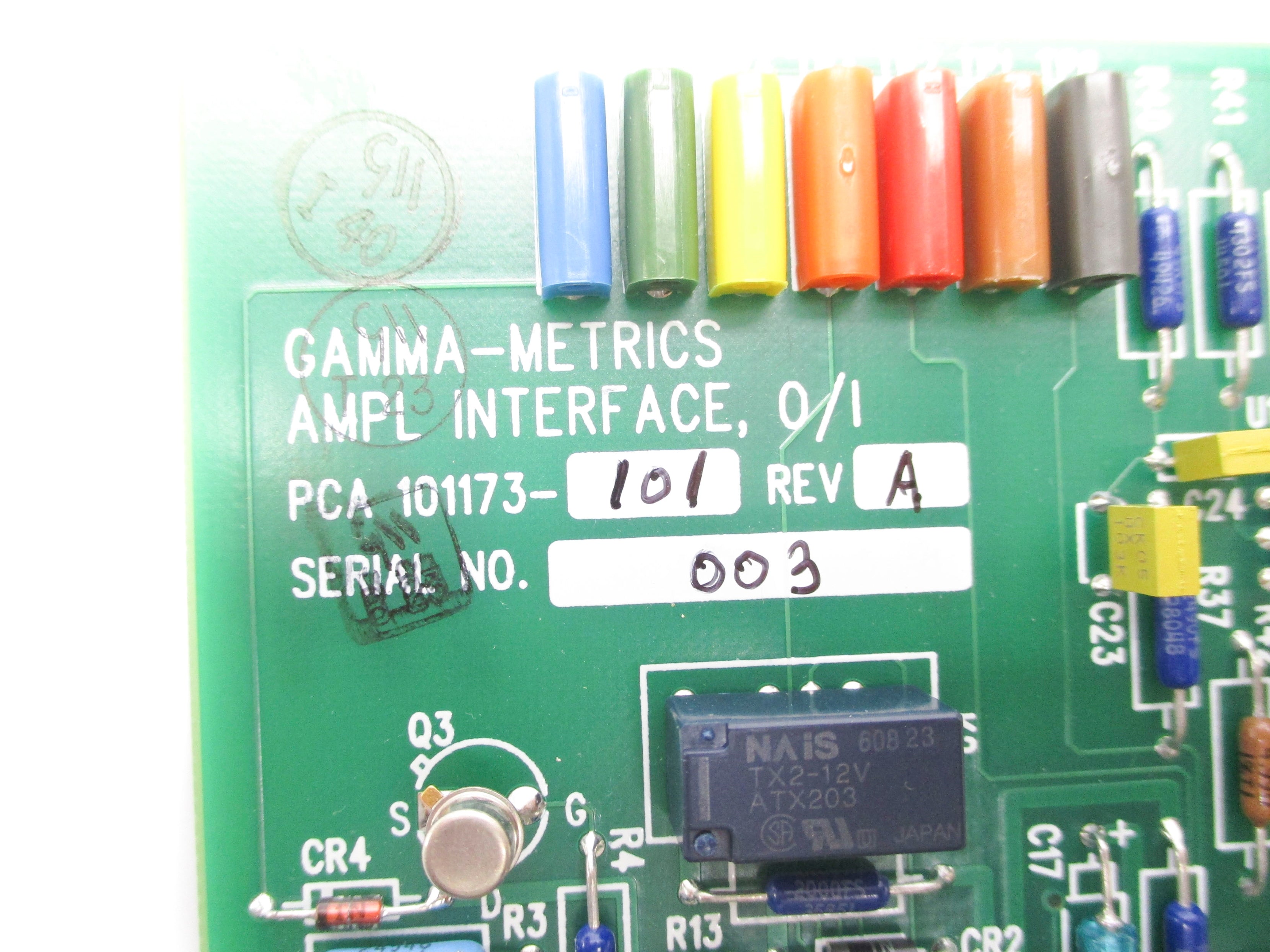 GAMMA-METRICS 101173-101 REV. A NSNP