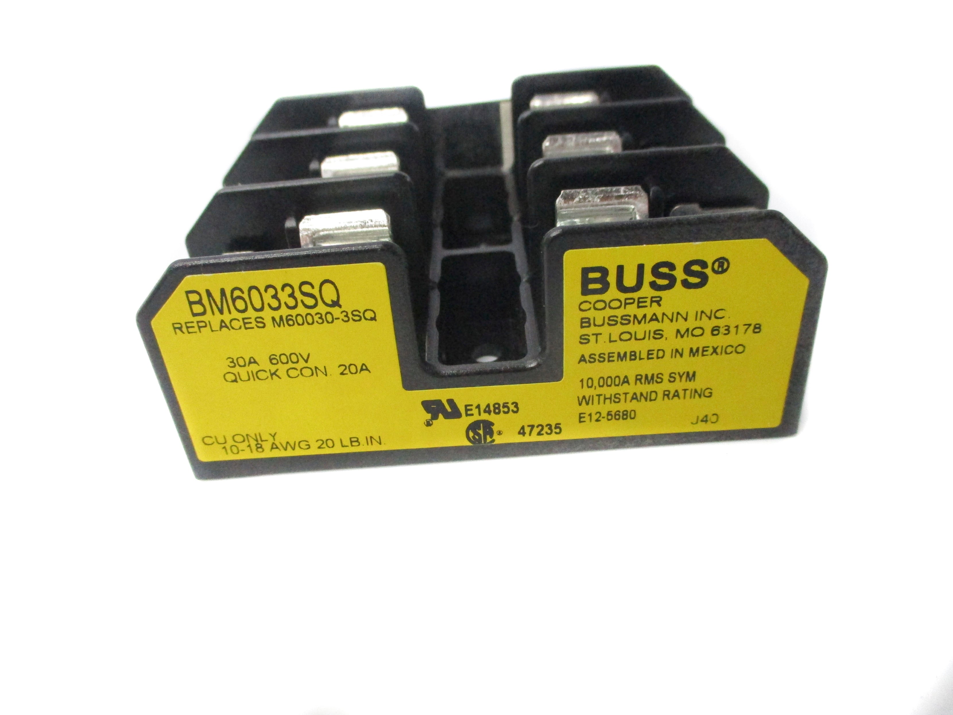 BUSSMANN BM6033SQ 600V 30A NSNP