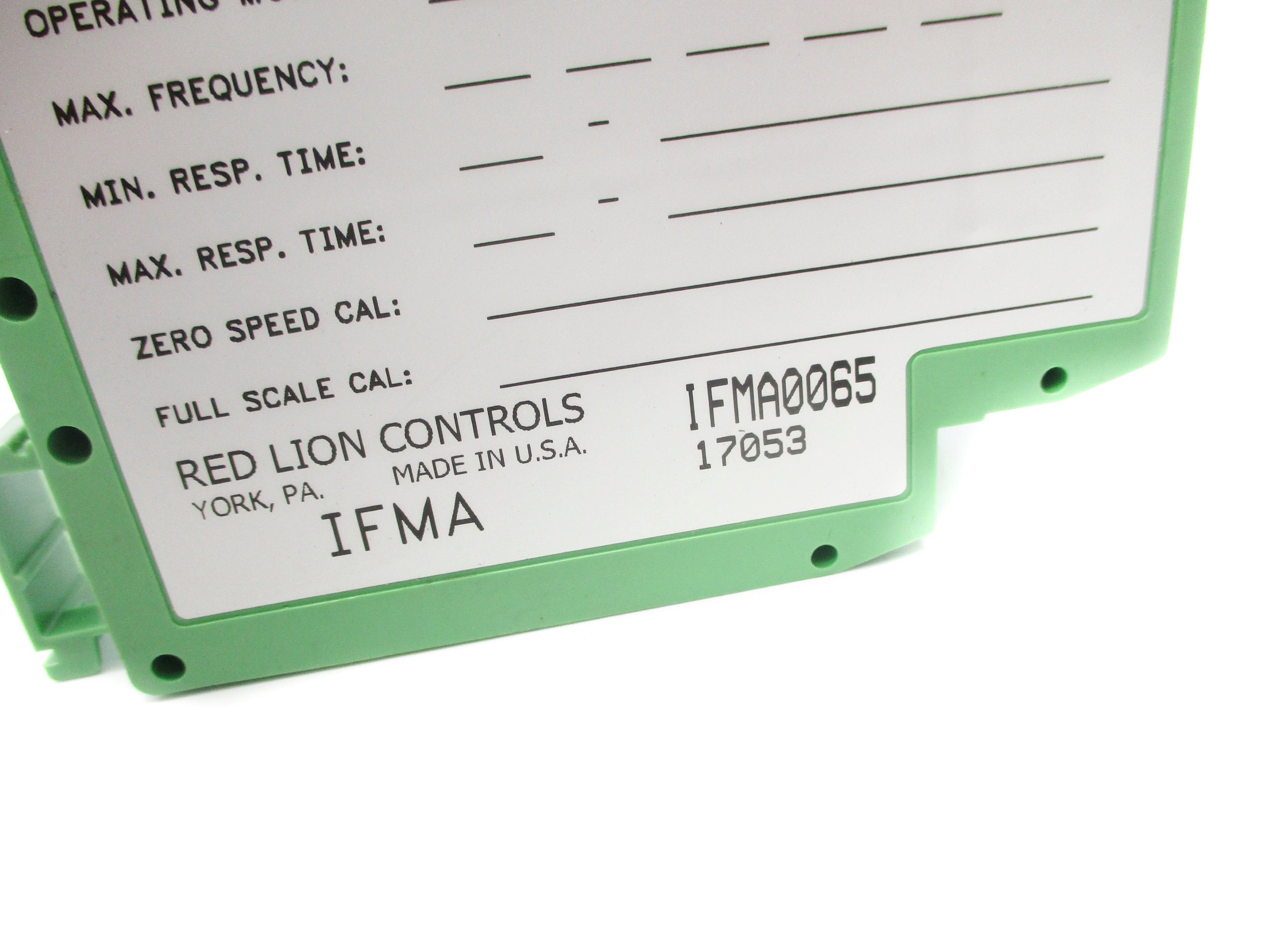 RED LION CONTROLS IFMA0065 85-250VAC (GREEN) NSNP