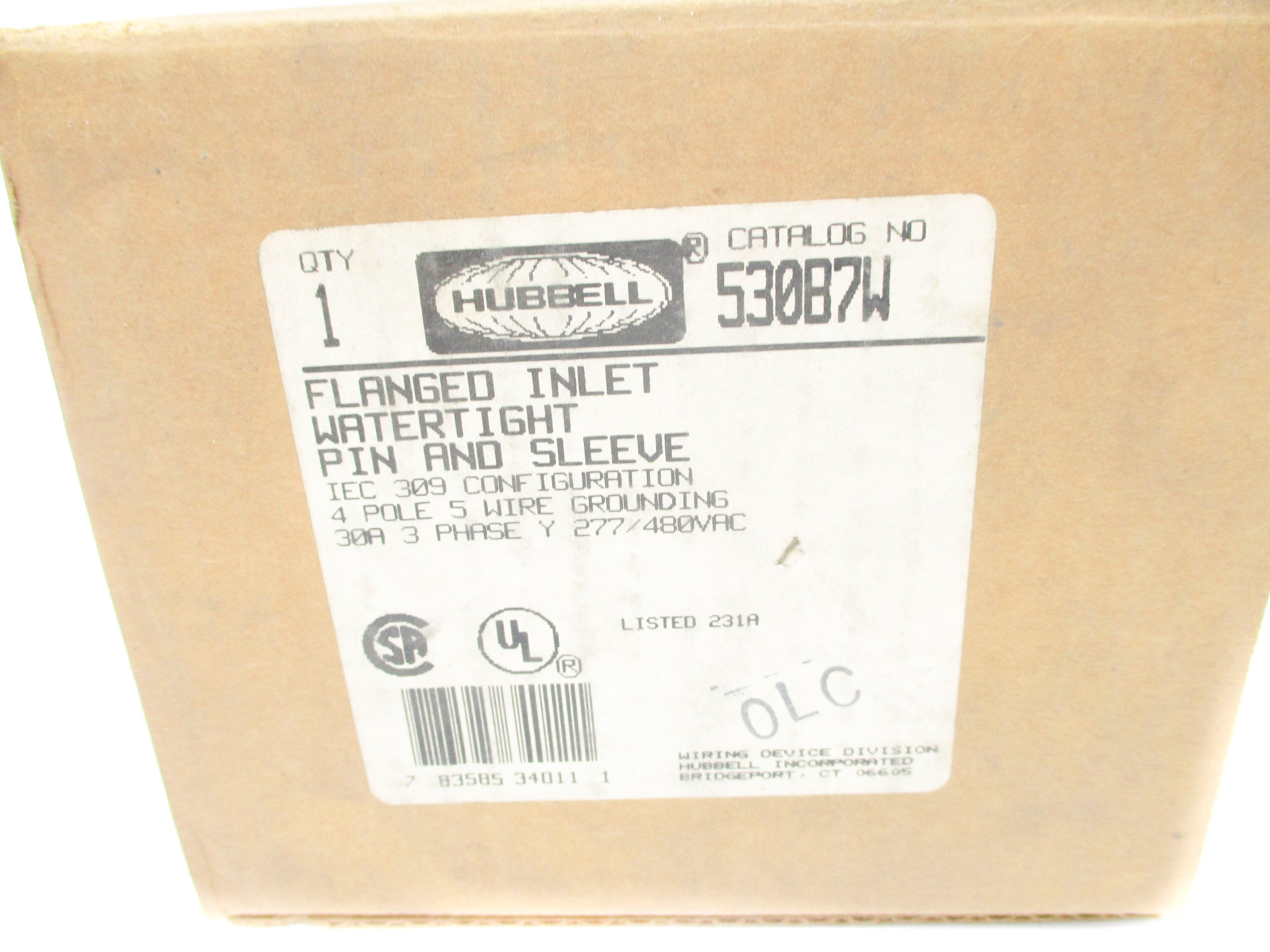 HUBBELL 530B7W NSMP