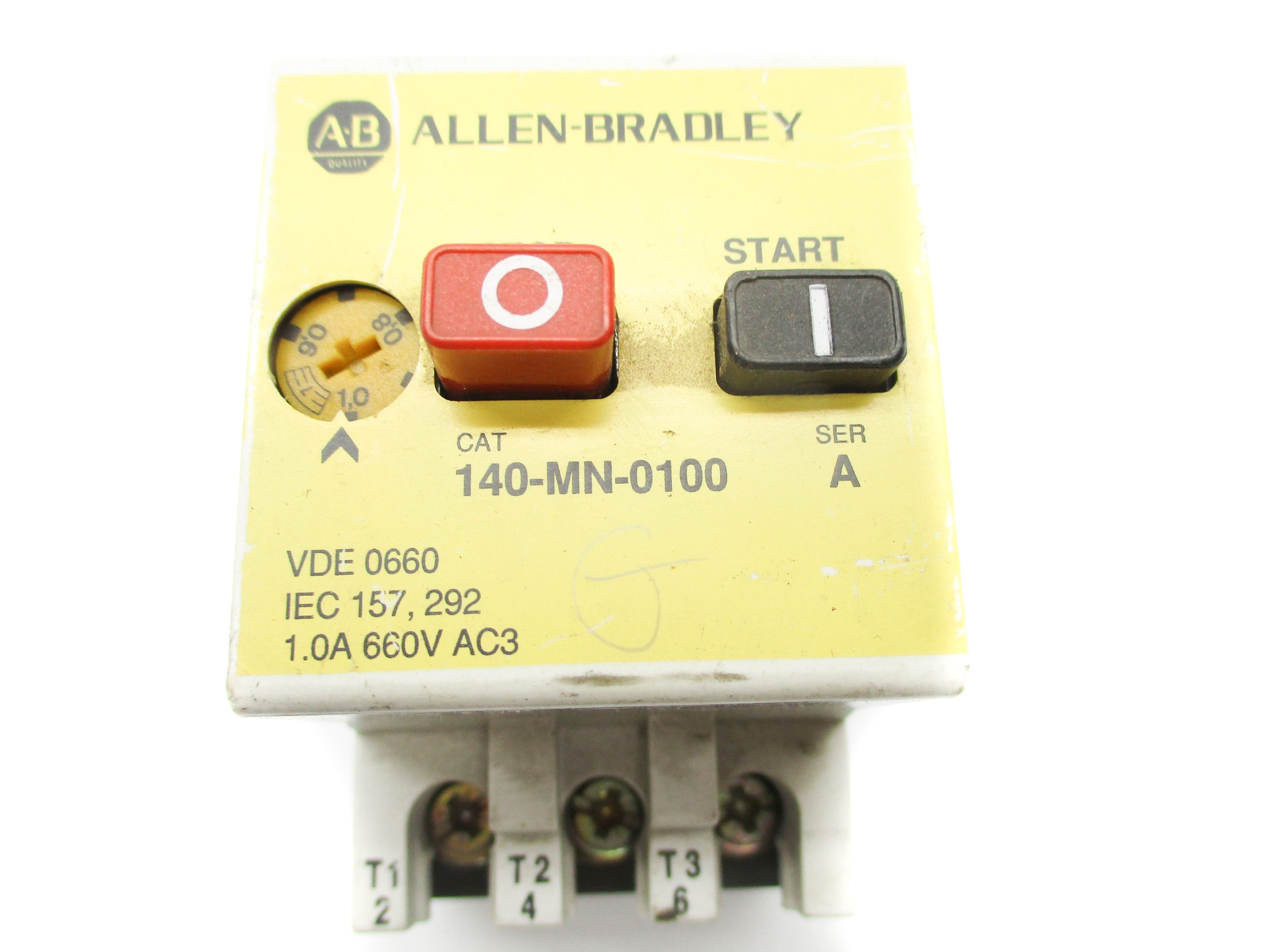 ALLEN BRADLEY 140-MN-0100 SER. A 660VAC 0.6-1.0A UNMP