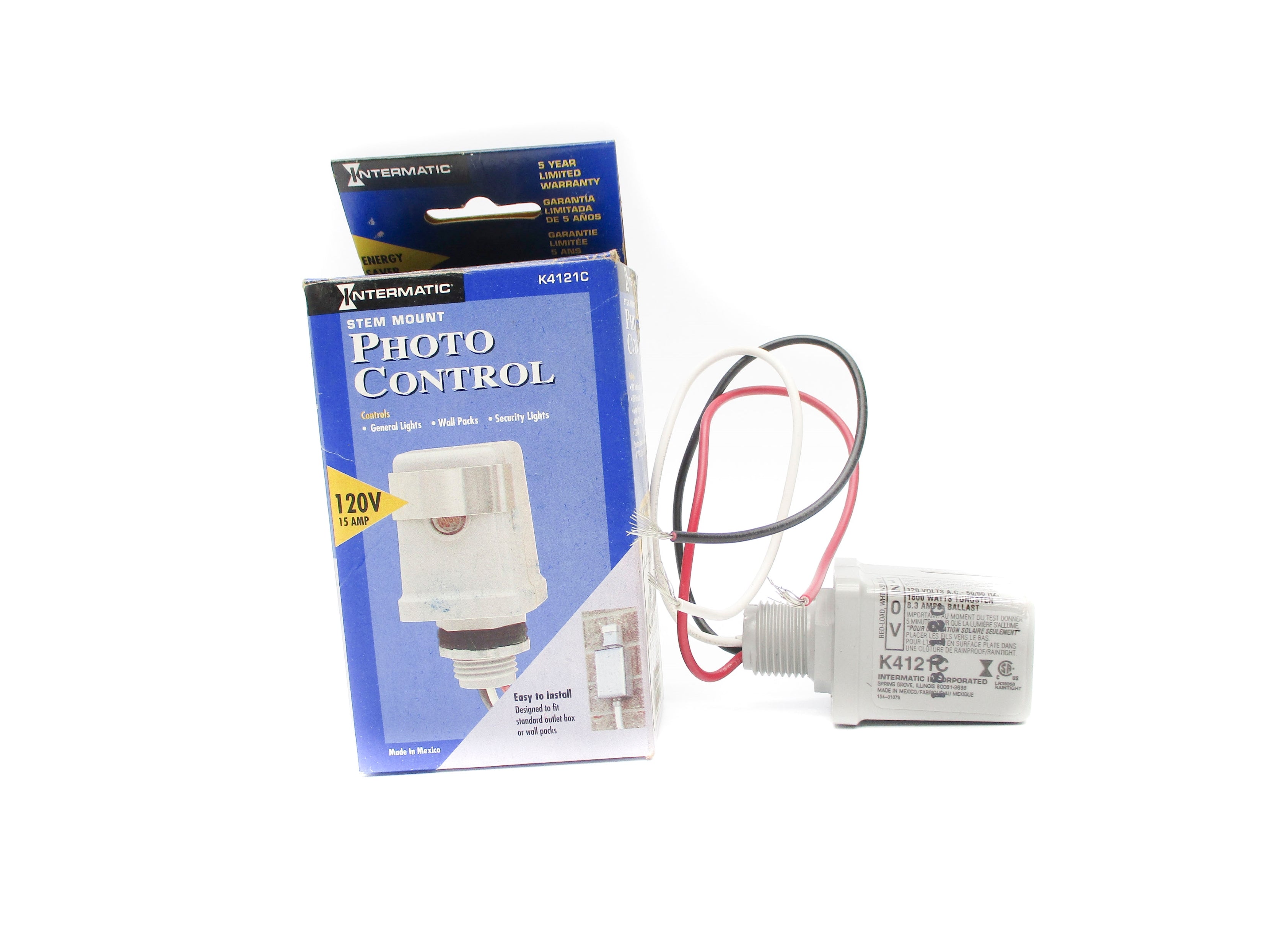 INTERMATIC K4121C 120VAC 15A NSMP