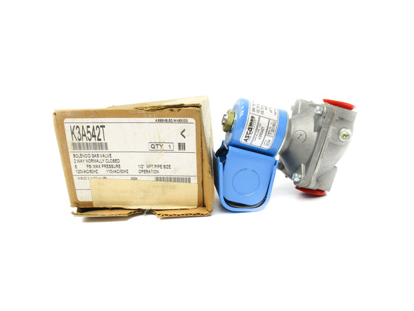 ASCO K3A542T 110/120V .15A 6PSI 1/2" NSMP