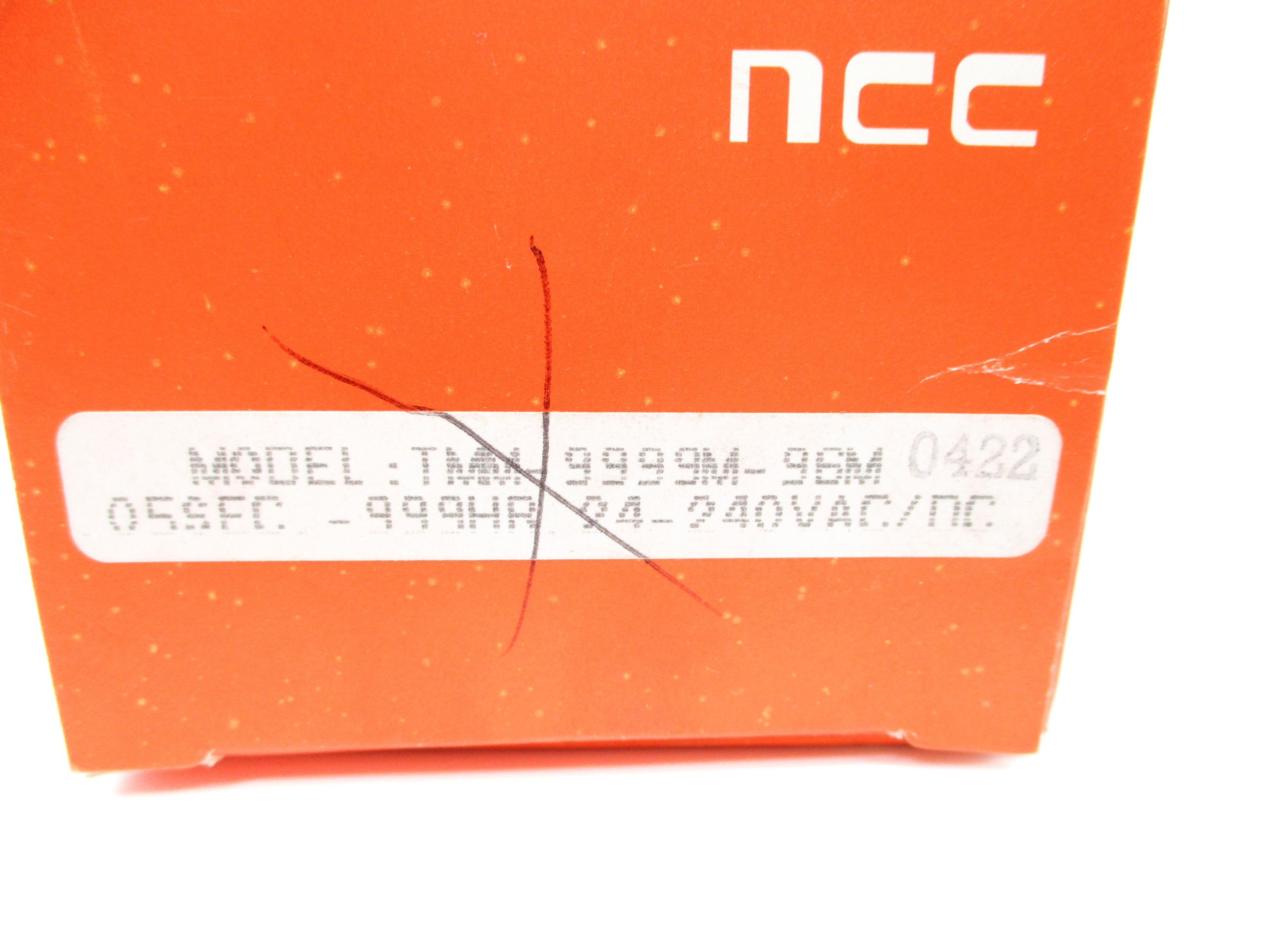 NCC TMM-9999M-96M 24-240VAC/DC .05SEC-999HR NSMP