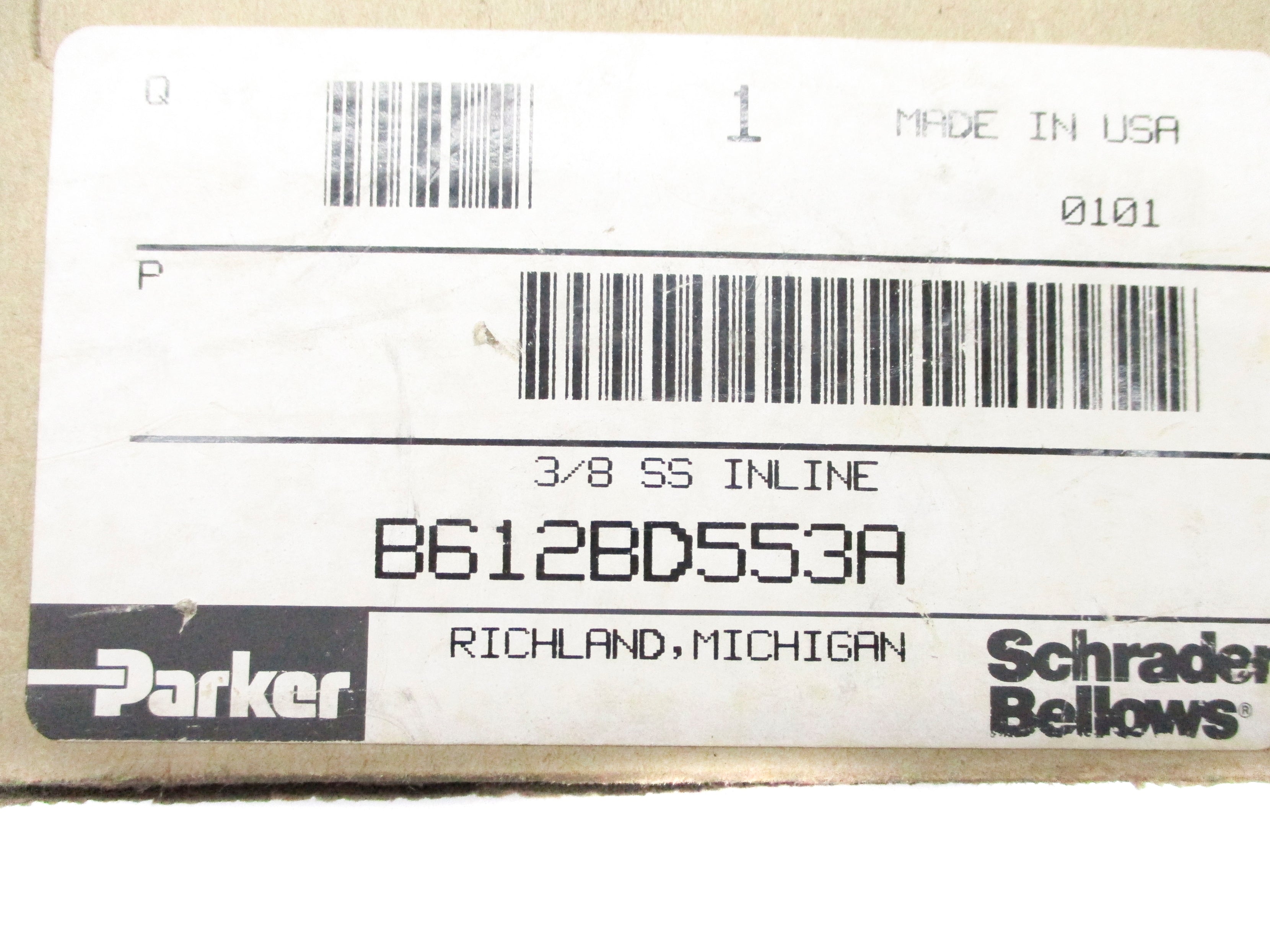 PARKER B612BD553A 150PSI NSMP