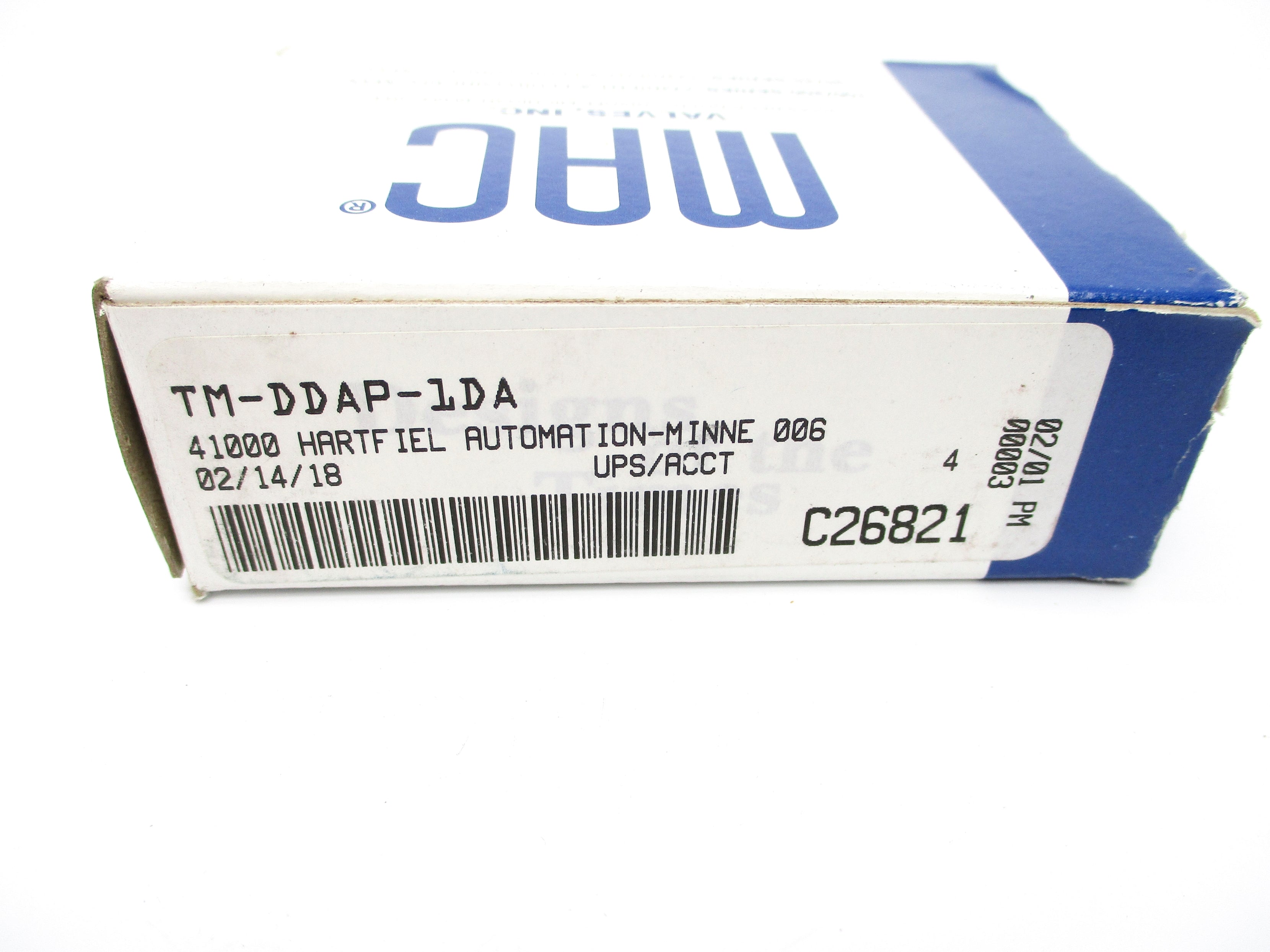 MAC TM-DDAP-1DA 24VDC 150PSI NSMP