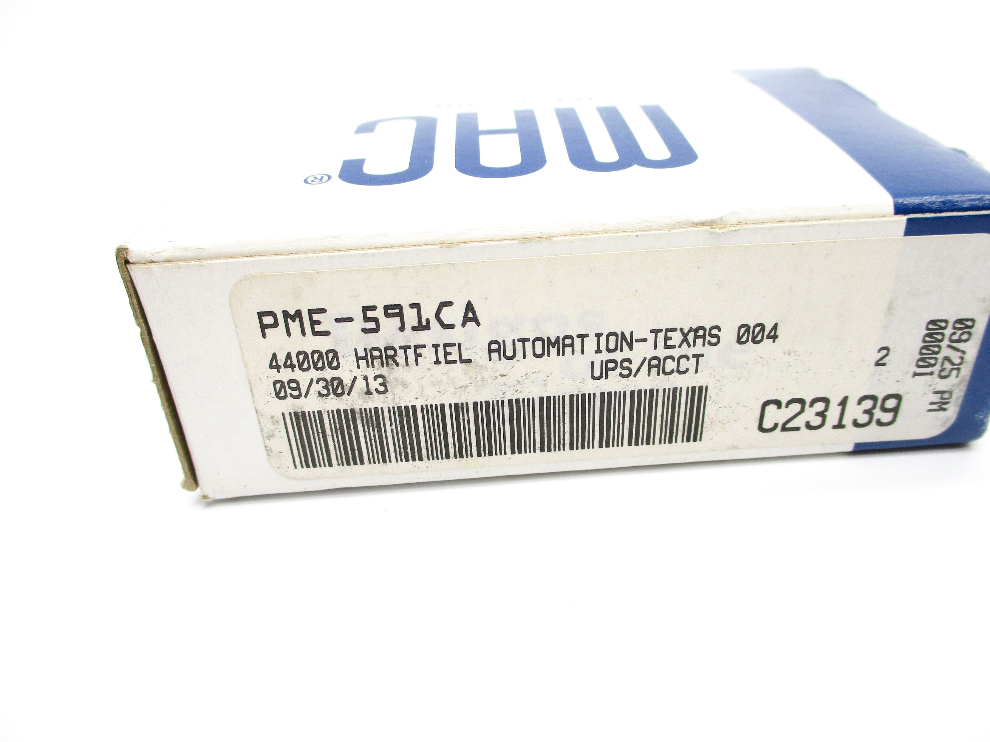 MAC PME-591CAAA 24VDC 150PSI NSMP