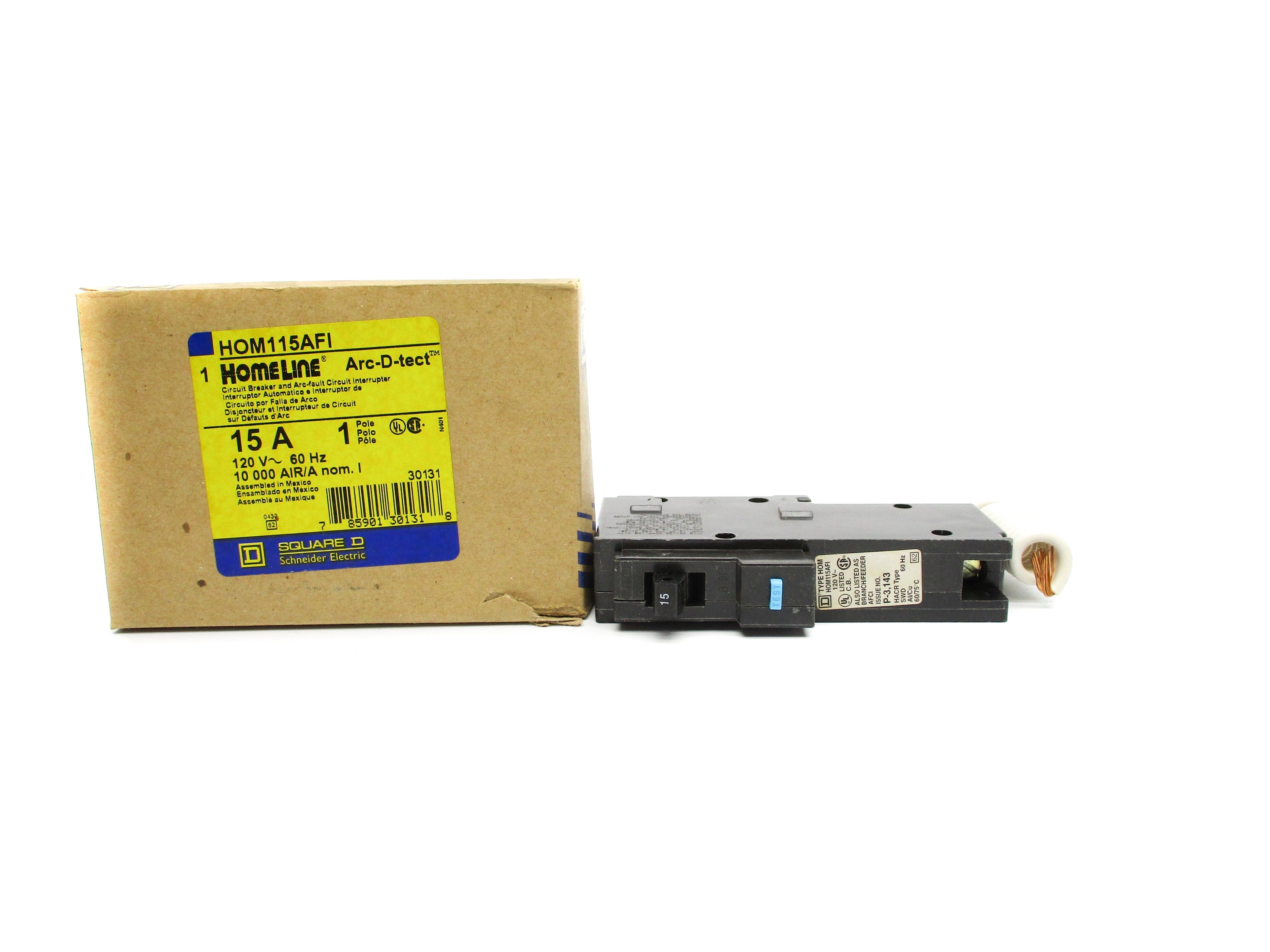 SQUARE D HOM115AFI 15A 120V NSMP