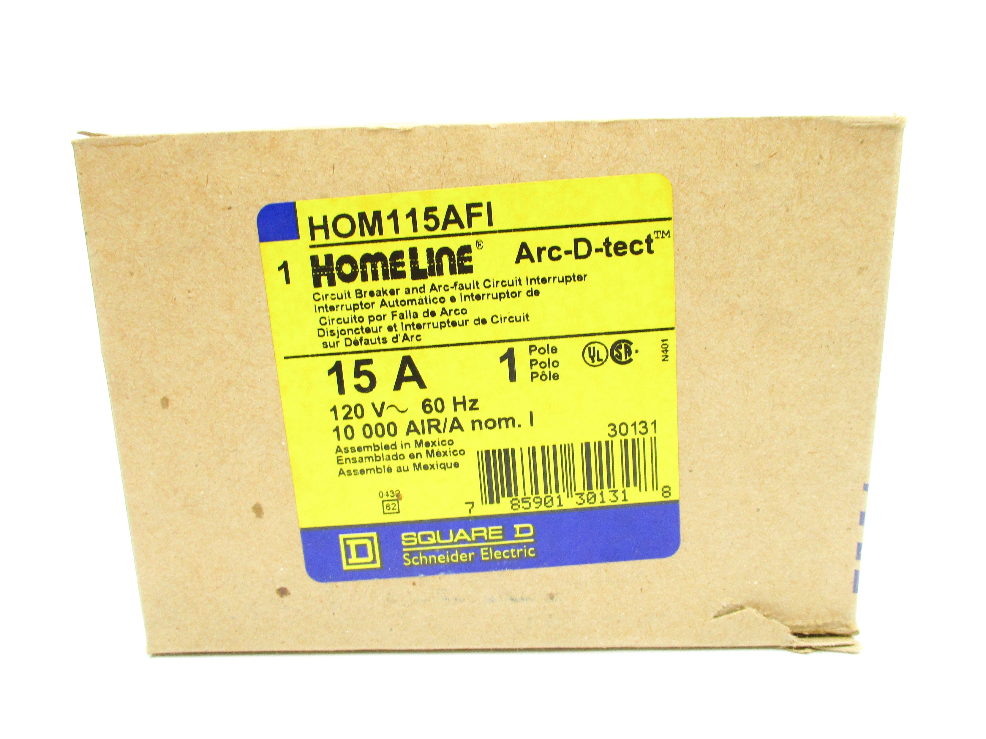 SQUARE D HOM115AFI 15A 120V NSMP