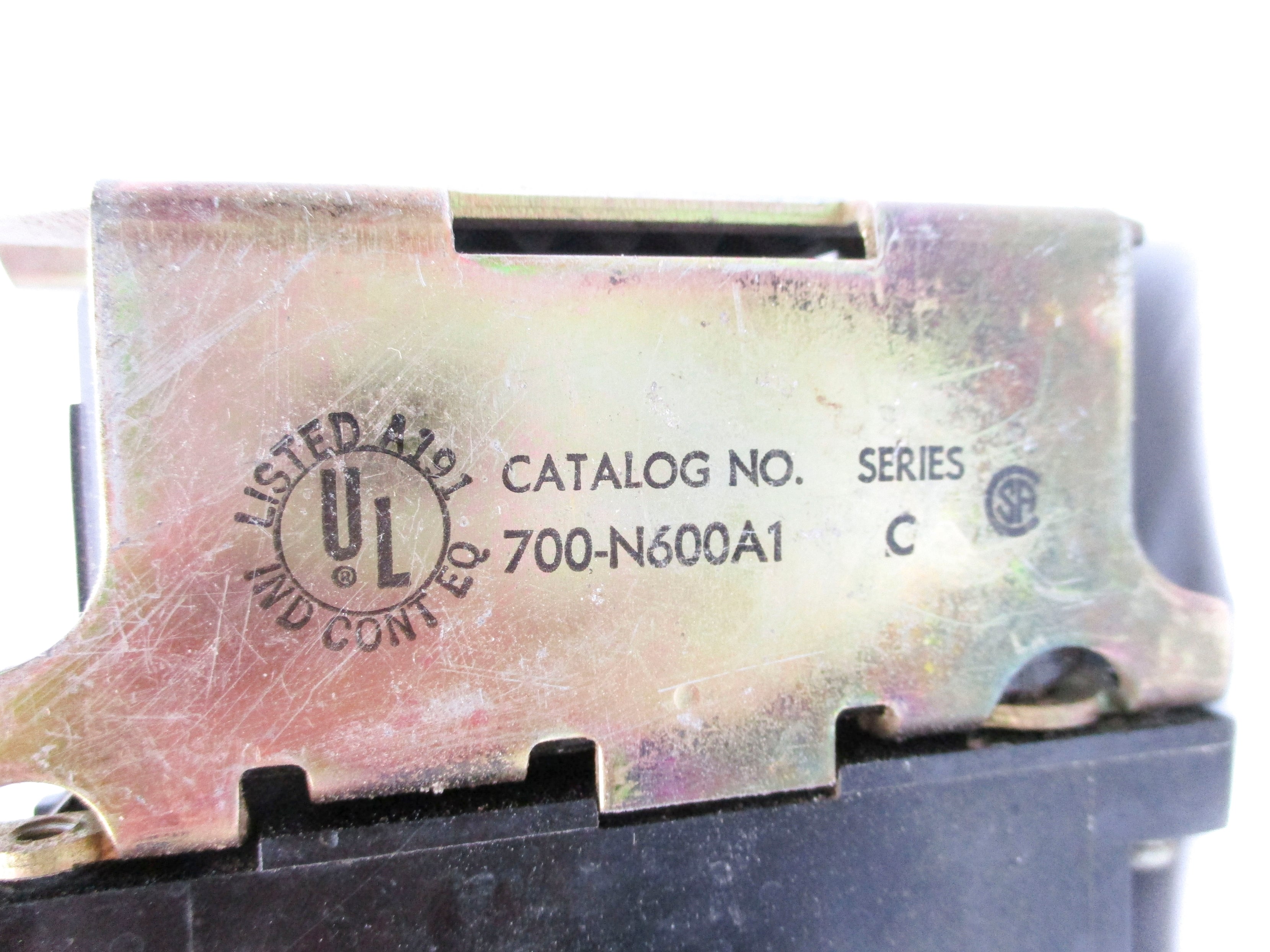 INDUSTRIAL SPARE PART 700-N600A1 SER. C 110/120V 60A UNMP