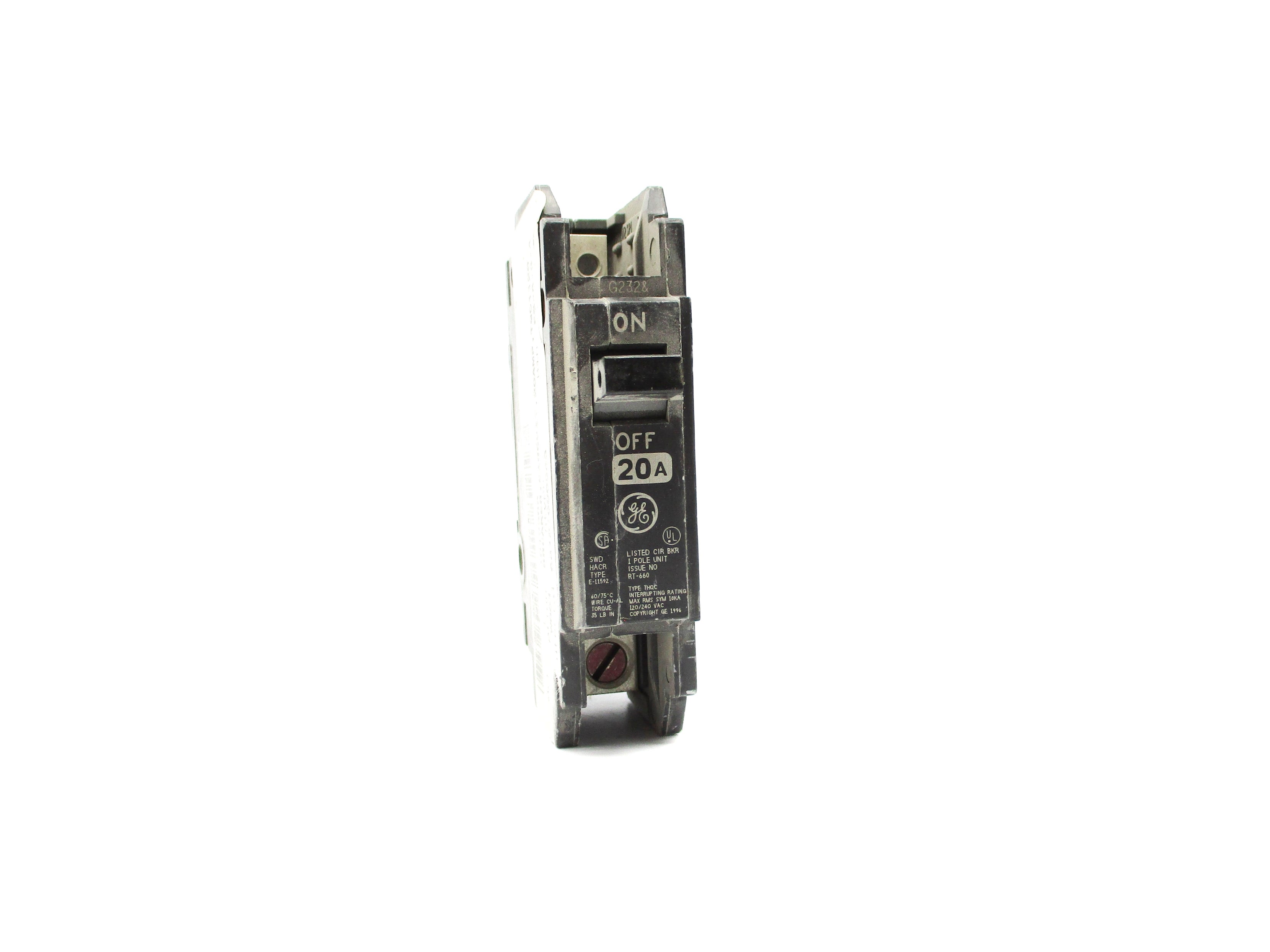 GENERAL ELECTRIC THQC120 20A 120/240VAC UNMP