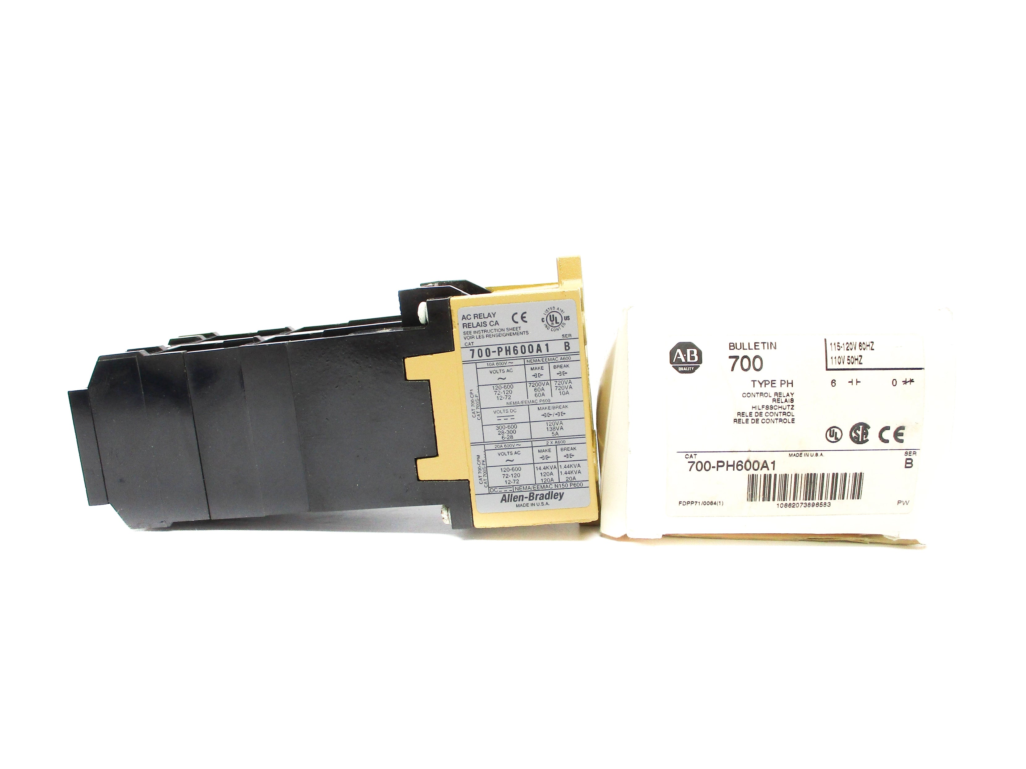 INDUSTRIAL SPARE PART 700-PH600A1 SER. B 110/120V (WH) NSMP