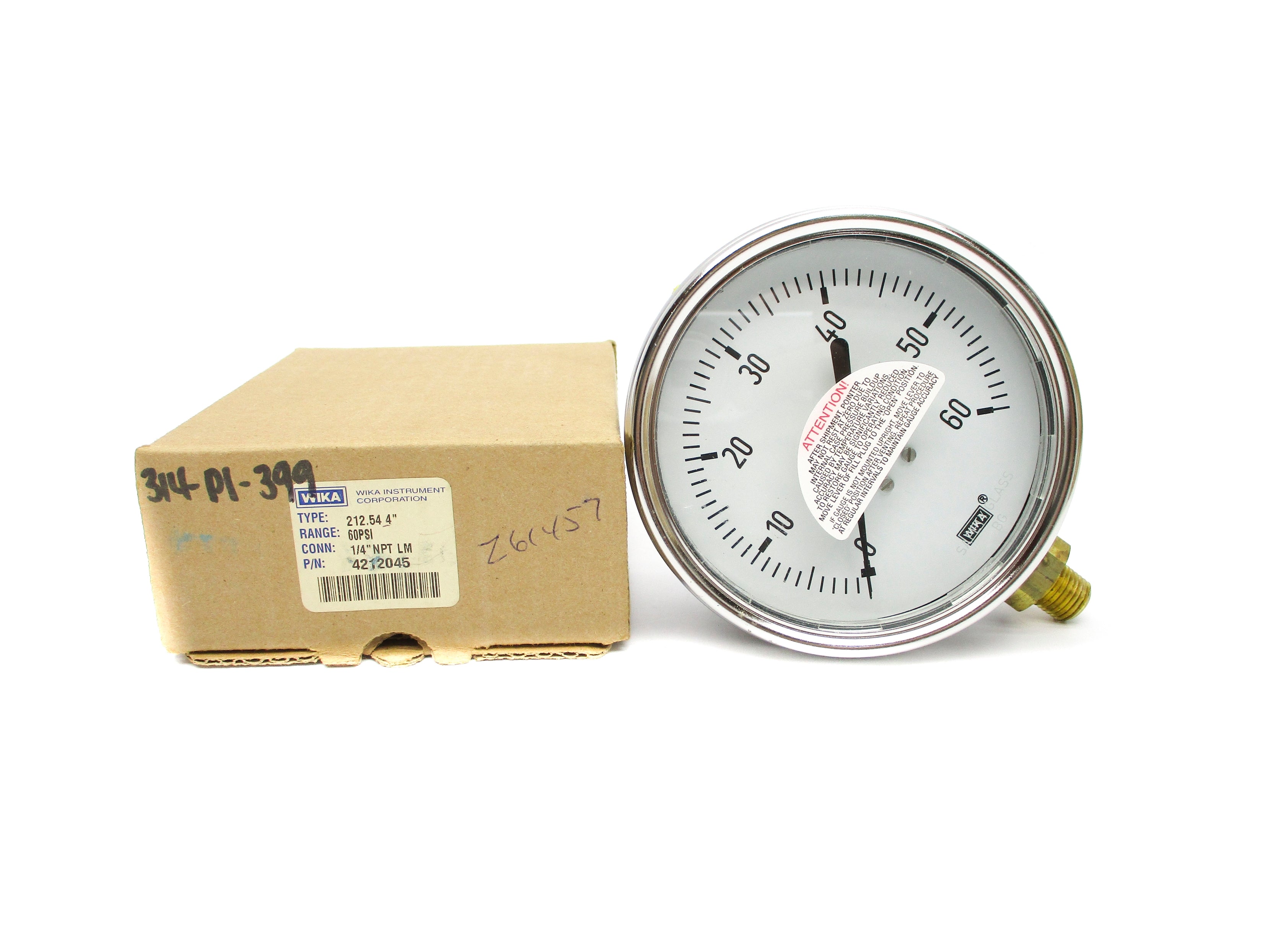 WIKA 4212045 60PSI NSMP