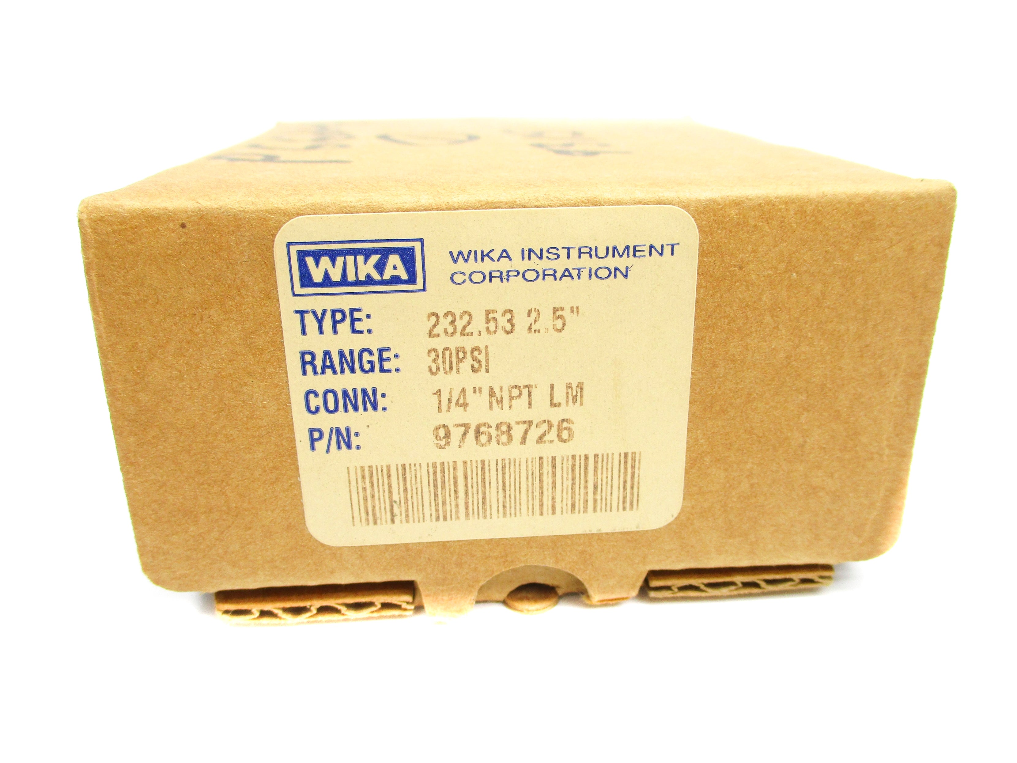 WIKA 9768726 30PSI 1/4" NSMP
