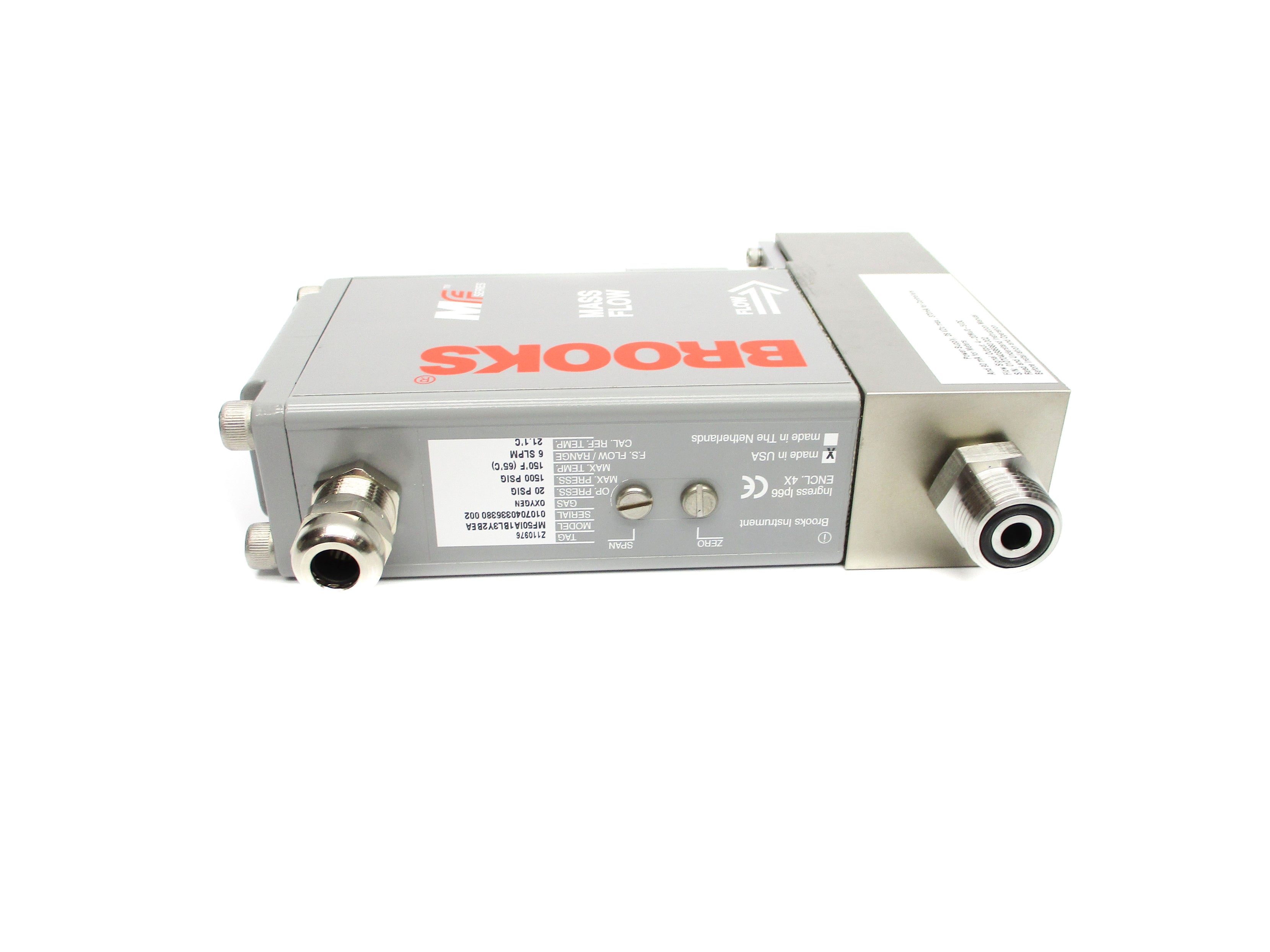 BROOKS INSTRUMENTS MF50IA1BL3Y2BEA 1500PSI NSNP