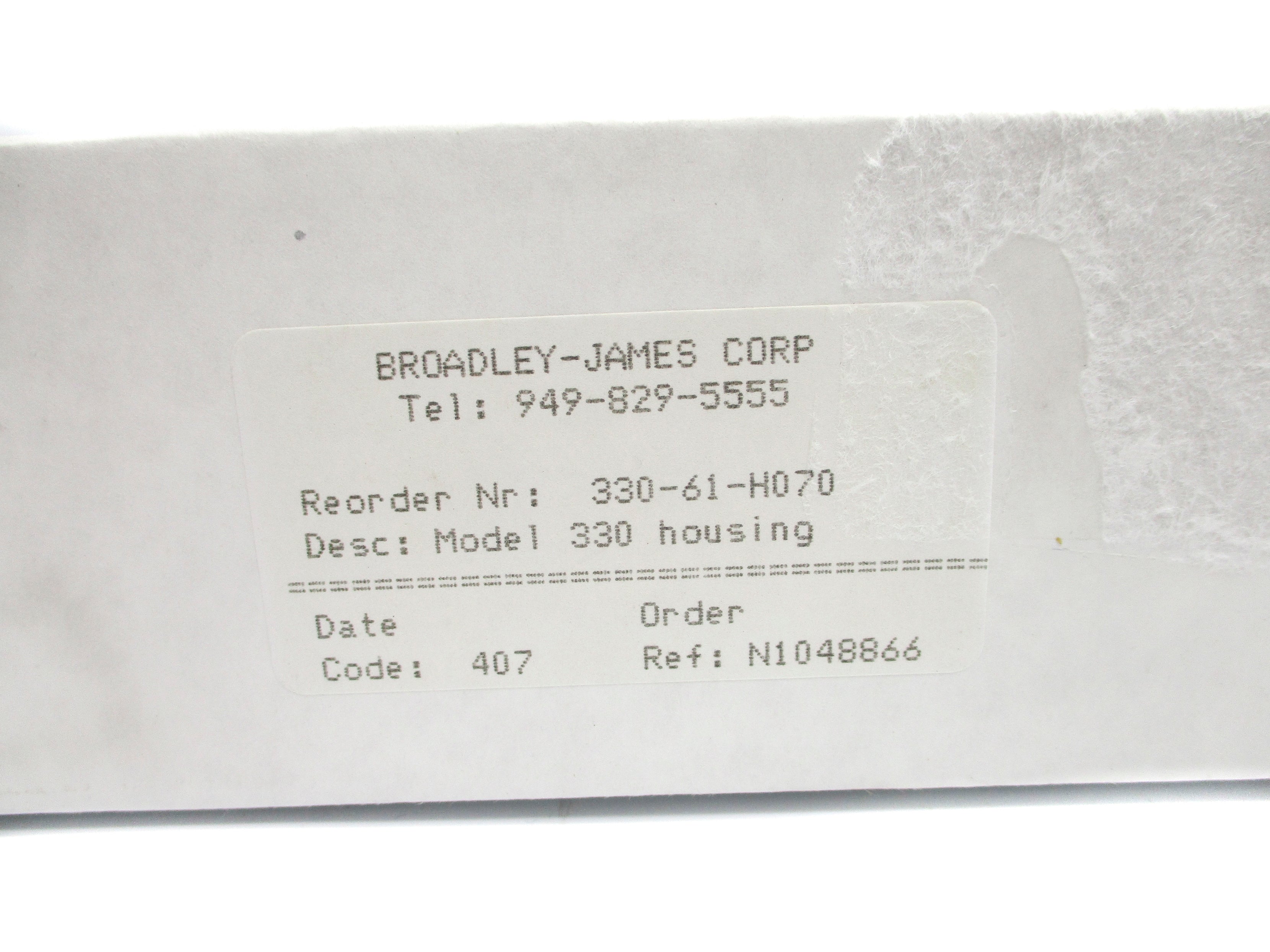 BROADLEY-JAMES 330-61-H070 NSMP