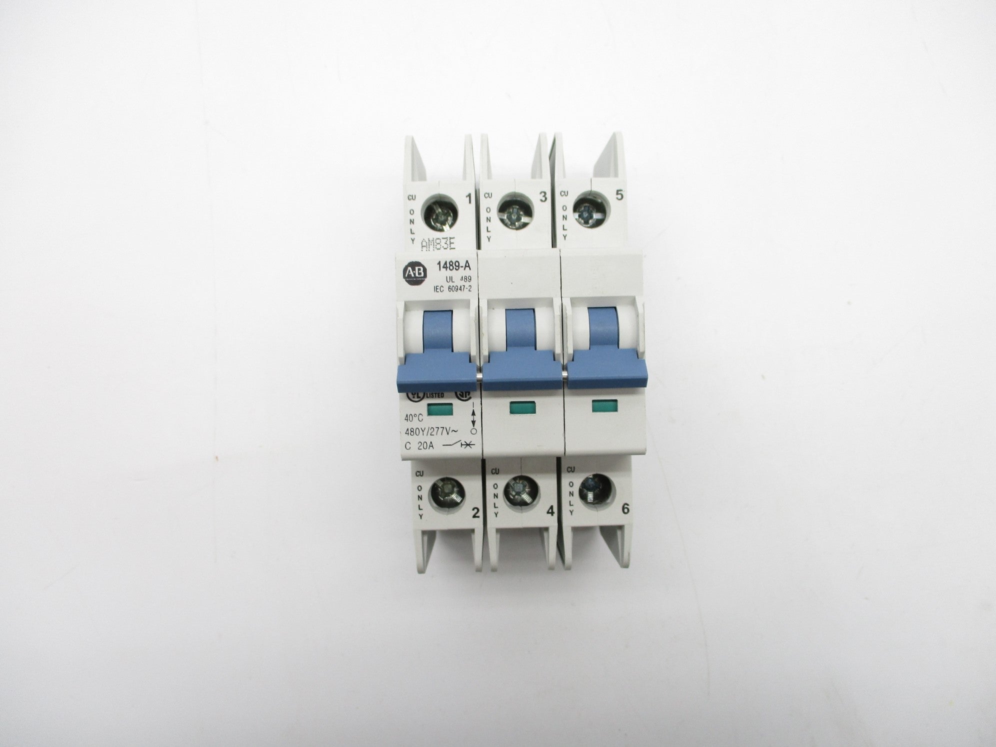 INDUSTRIAL SPARE PART 1489-A3C200 SER. A 20A 277VAC (WH) NSMP