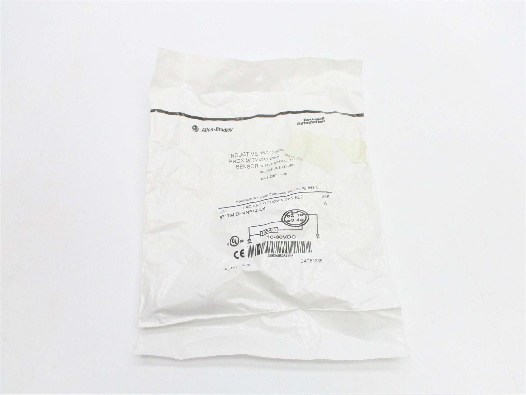 ALLEN BRADLEY 871TM-DH4NP12-D4 SER. A NSMP