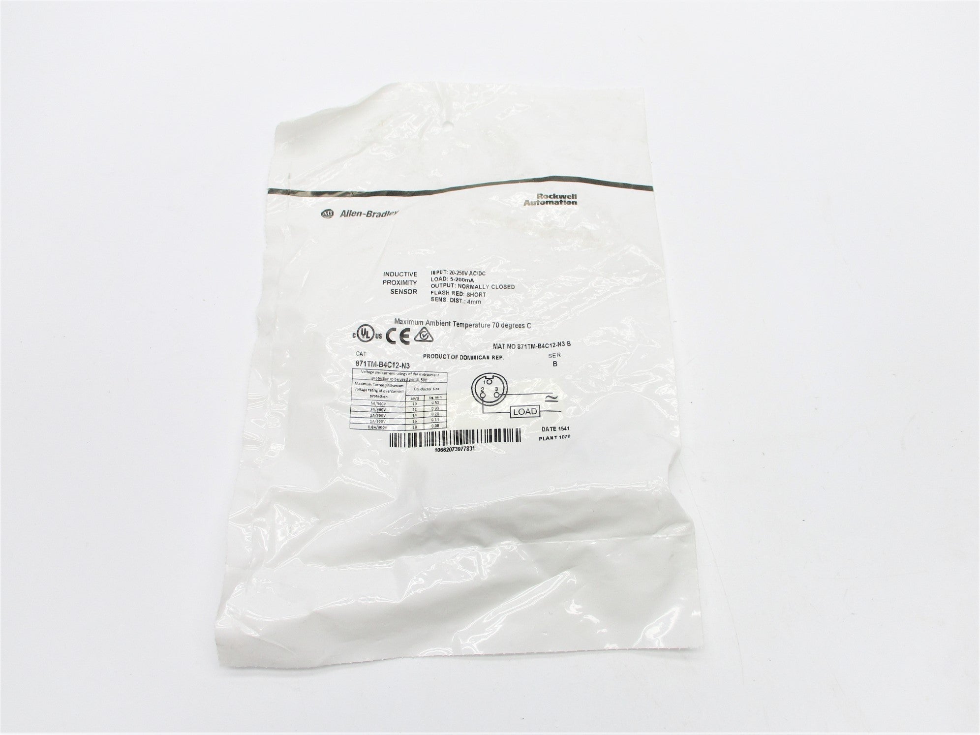 INDUSTRIAL SPARE PART 871TM-B4C12-N3 SER. B NSMP