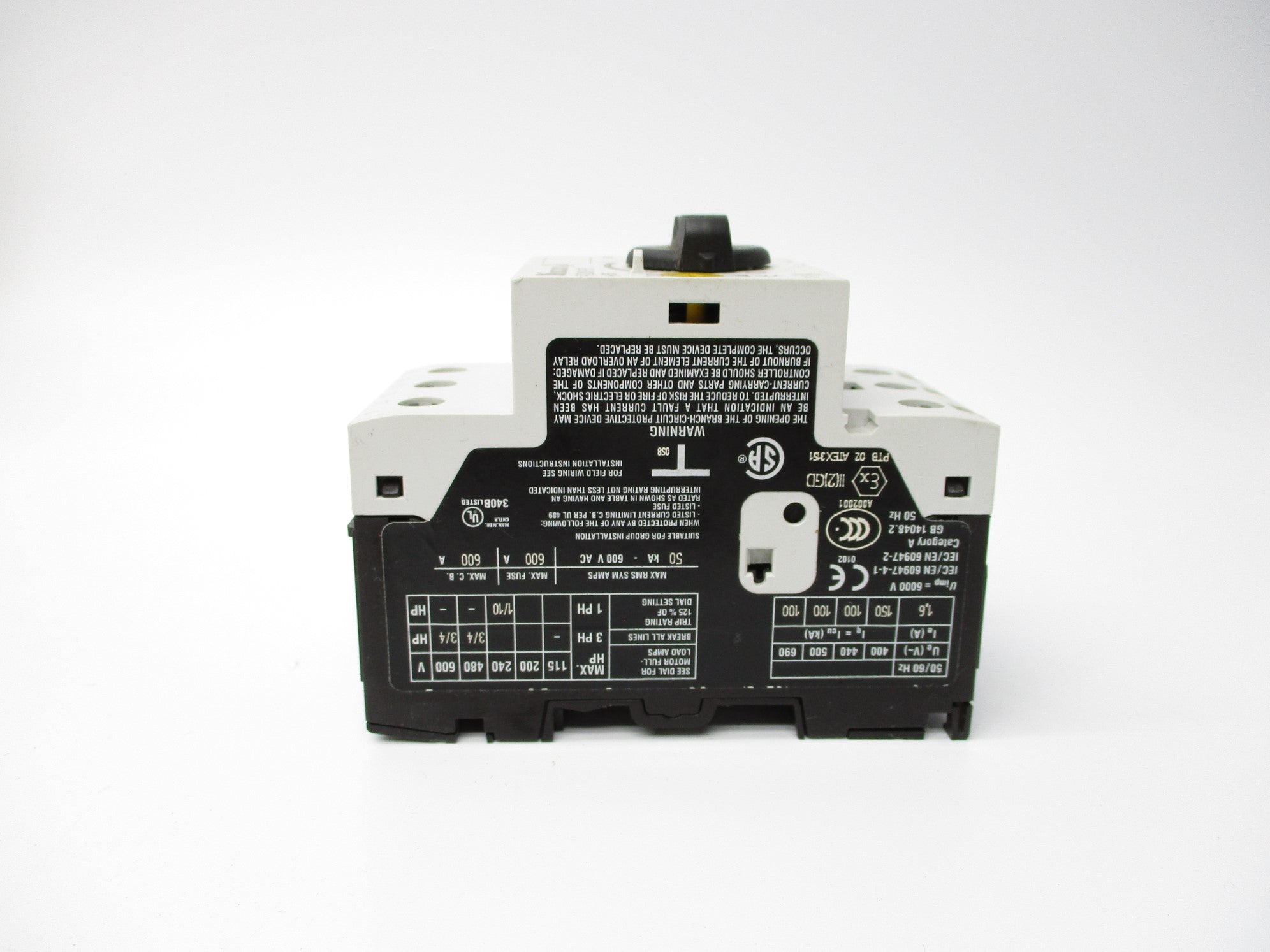 KLOCKNER MOELLER PKZM0-1.6 600VAC 1.0-1.6A NSNP