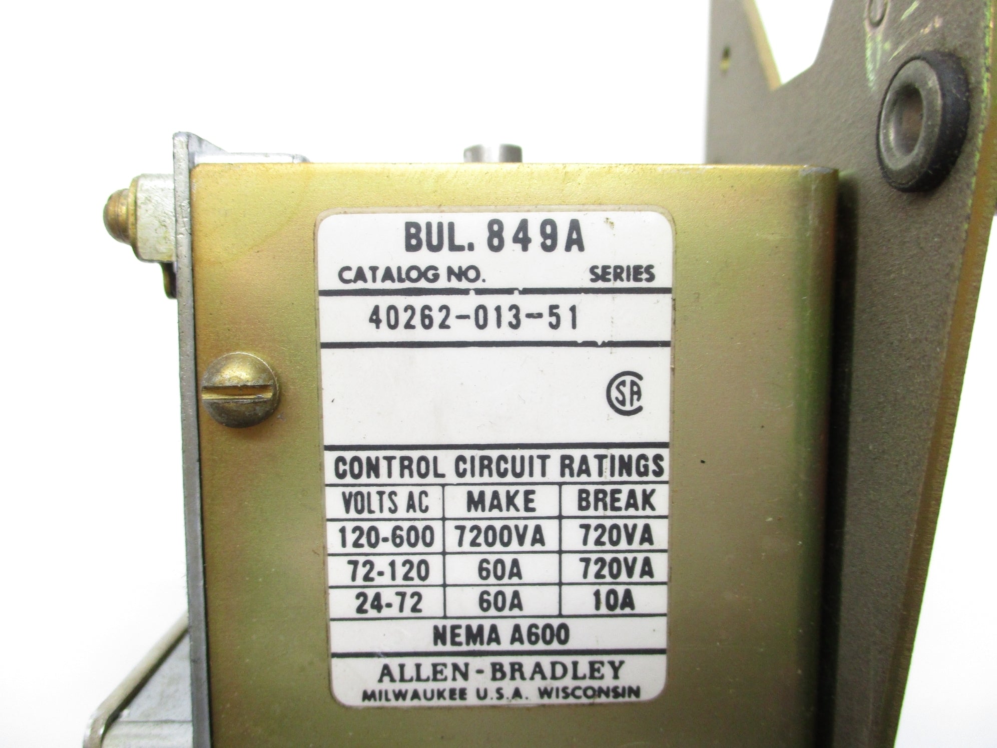 INDUSTRIAL SPARE PART 40262-013-51 UNMP