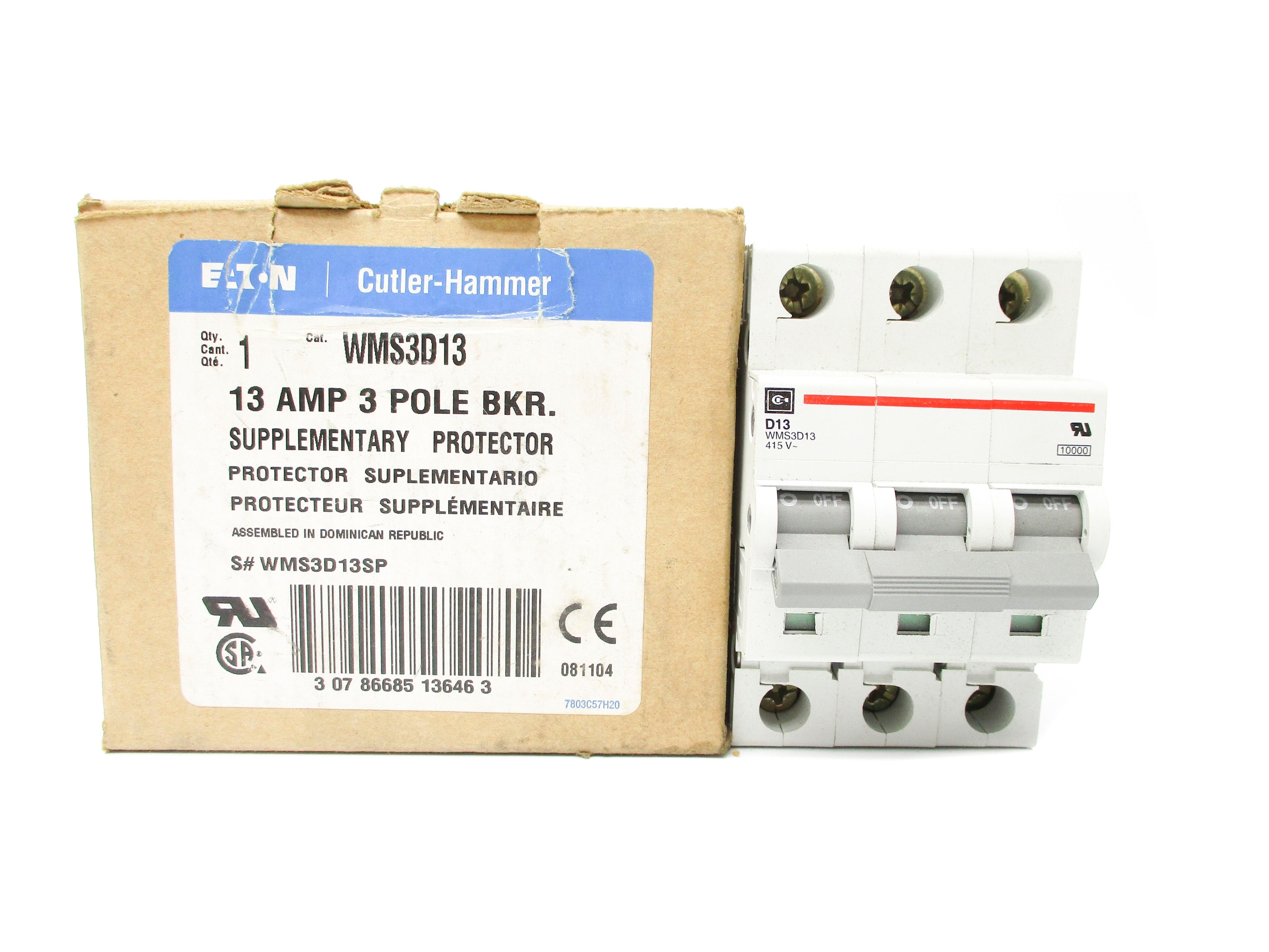 EATON WMS3D13 13A 415V NSMP