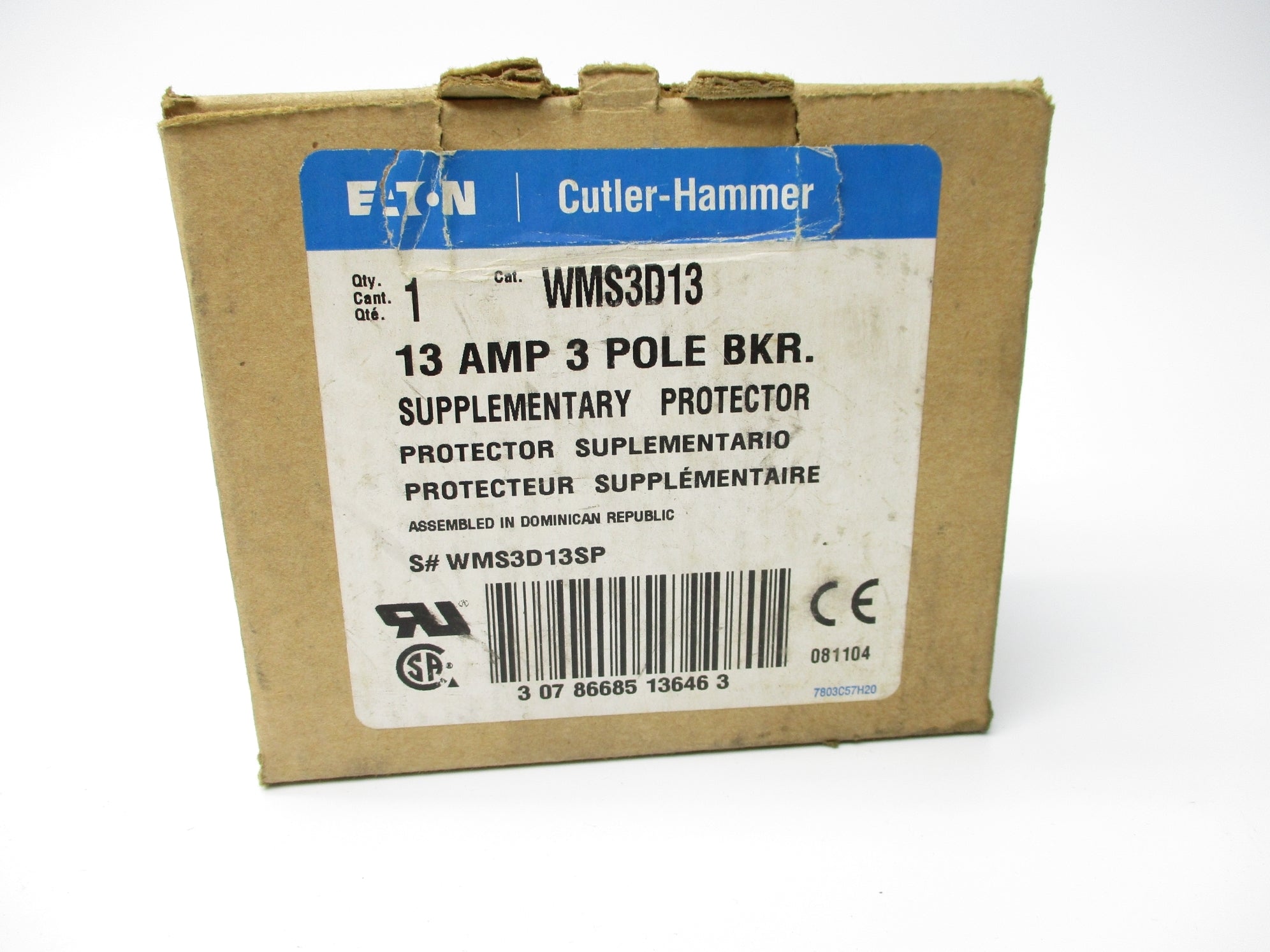 EATON WMS3D13 13A 415V NSMP